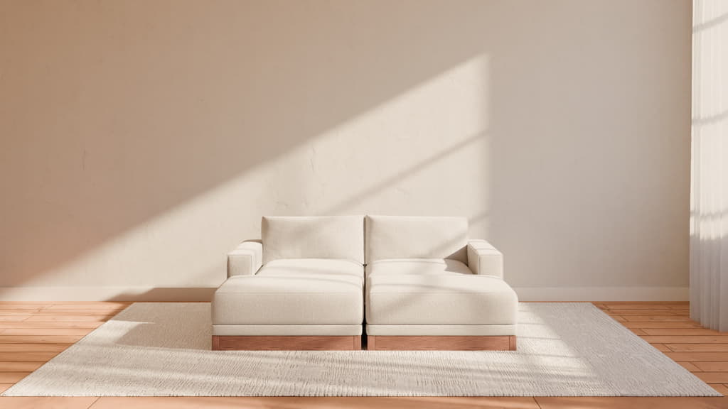 Landon Modular 2 Seater Daybed Sofa Sectional