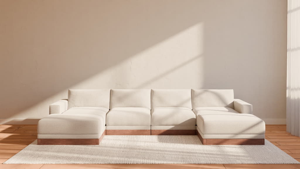 Landon Modular 4 Seater Open-Ends U Sectional
