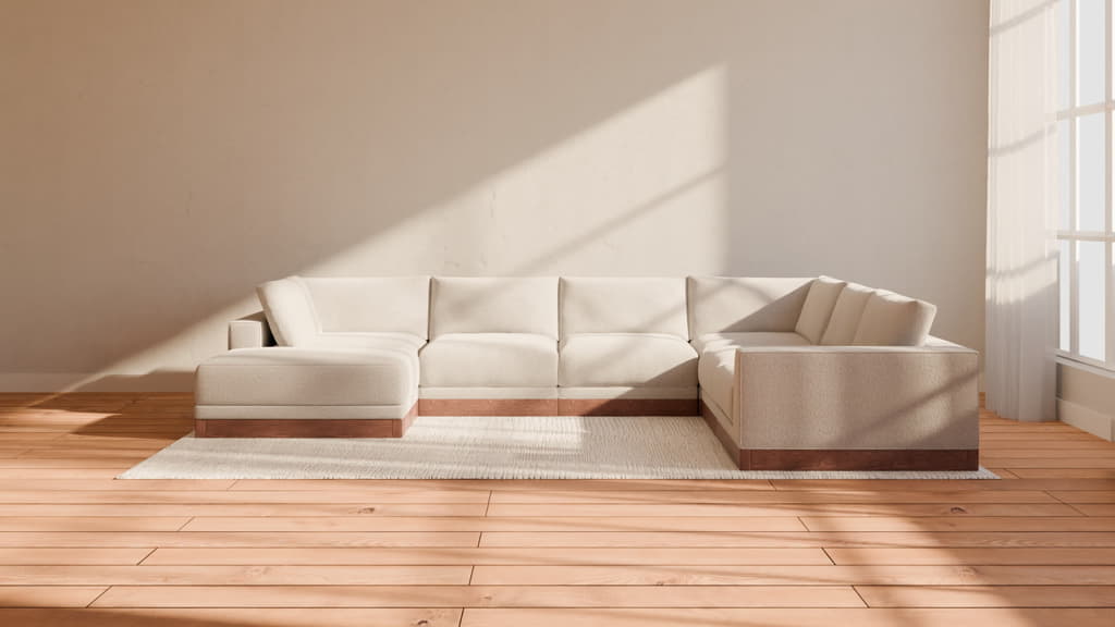 Landon Modular 7 Seater Open End U Sectional