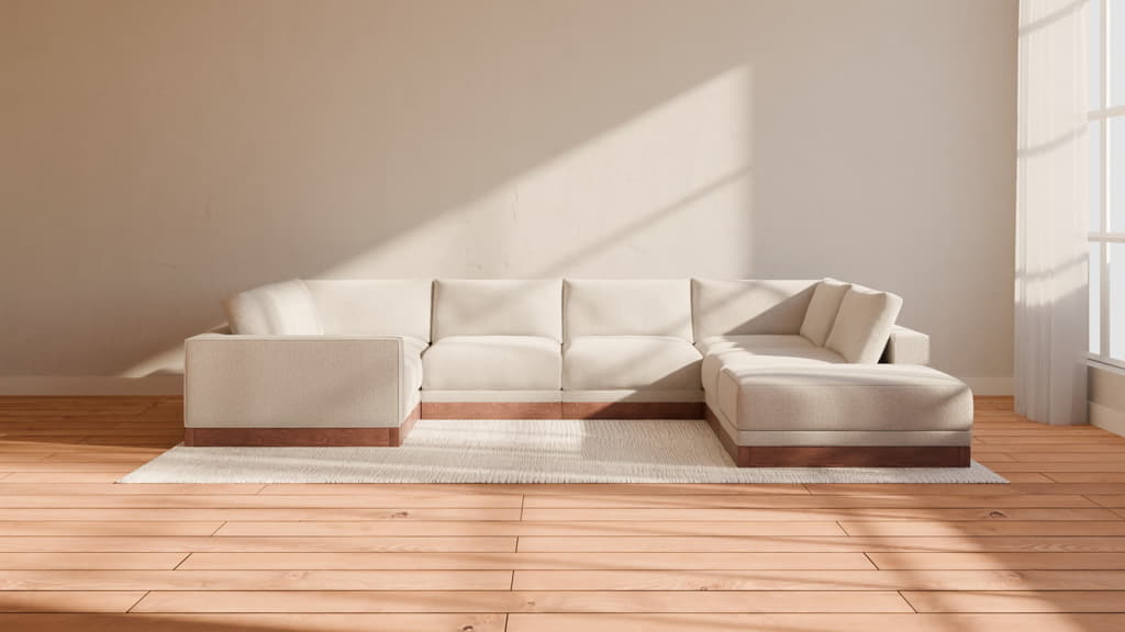 Landon Modular 7 Seater Open End U Sectional