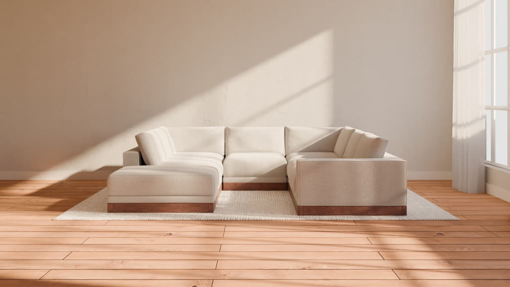 Landon Modular 7 Seater Open End U Sectional