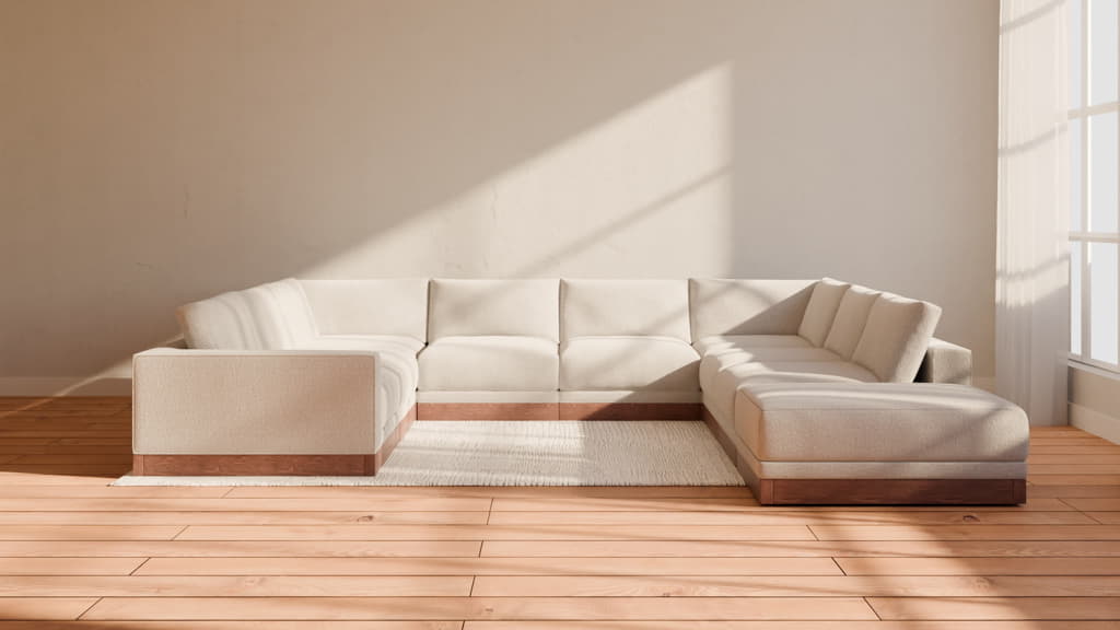Landon Modular 9 Seater Open End U Sectional