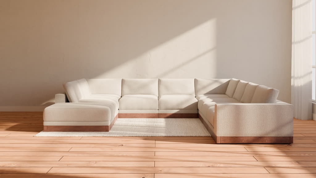 Landon Modular 9 Seater Open End U Sectional