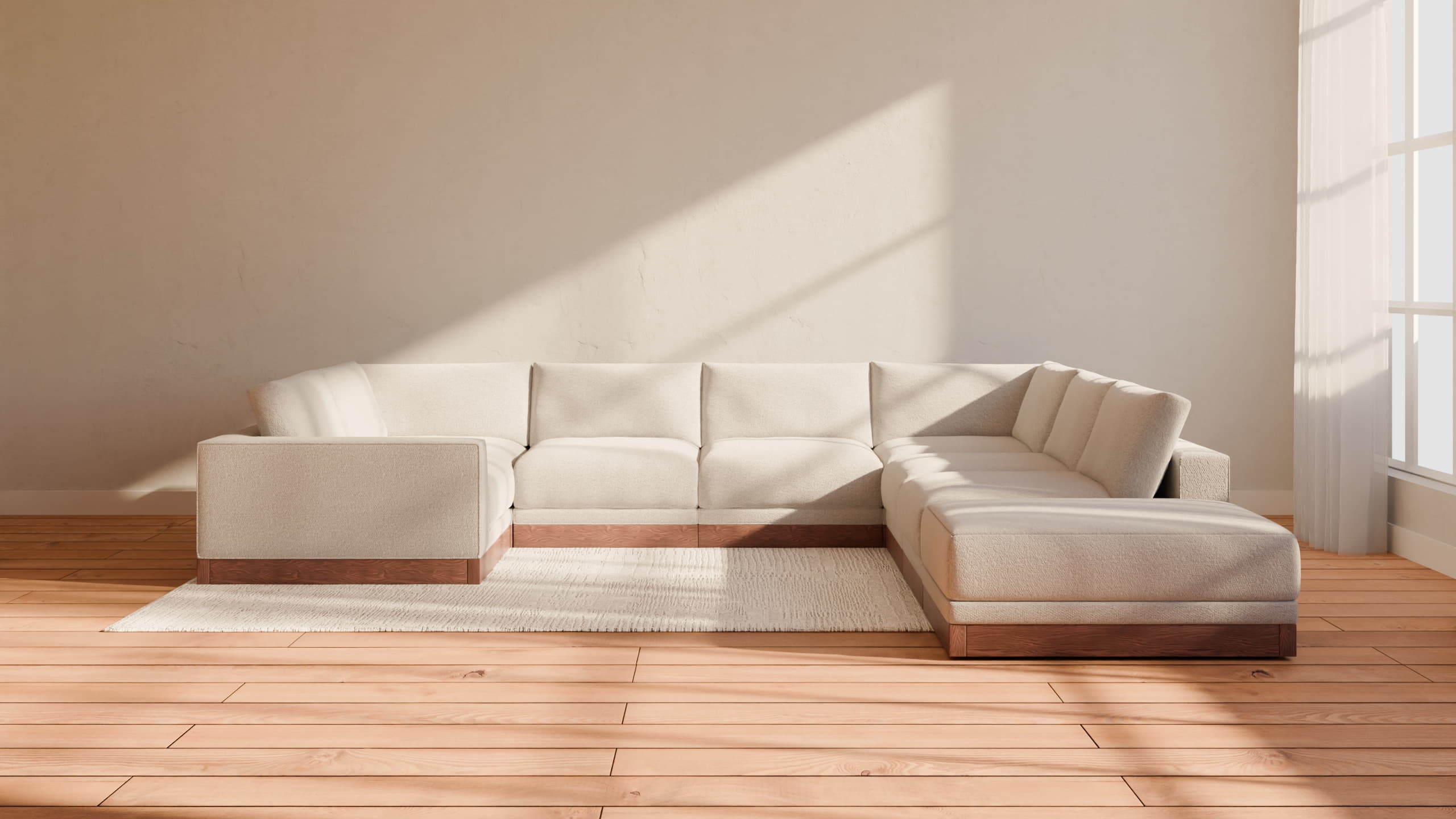 Landon Modular 8 Seater Open End U Sectional 3 furniture gallery 1