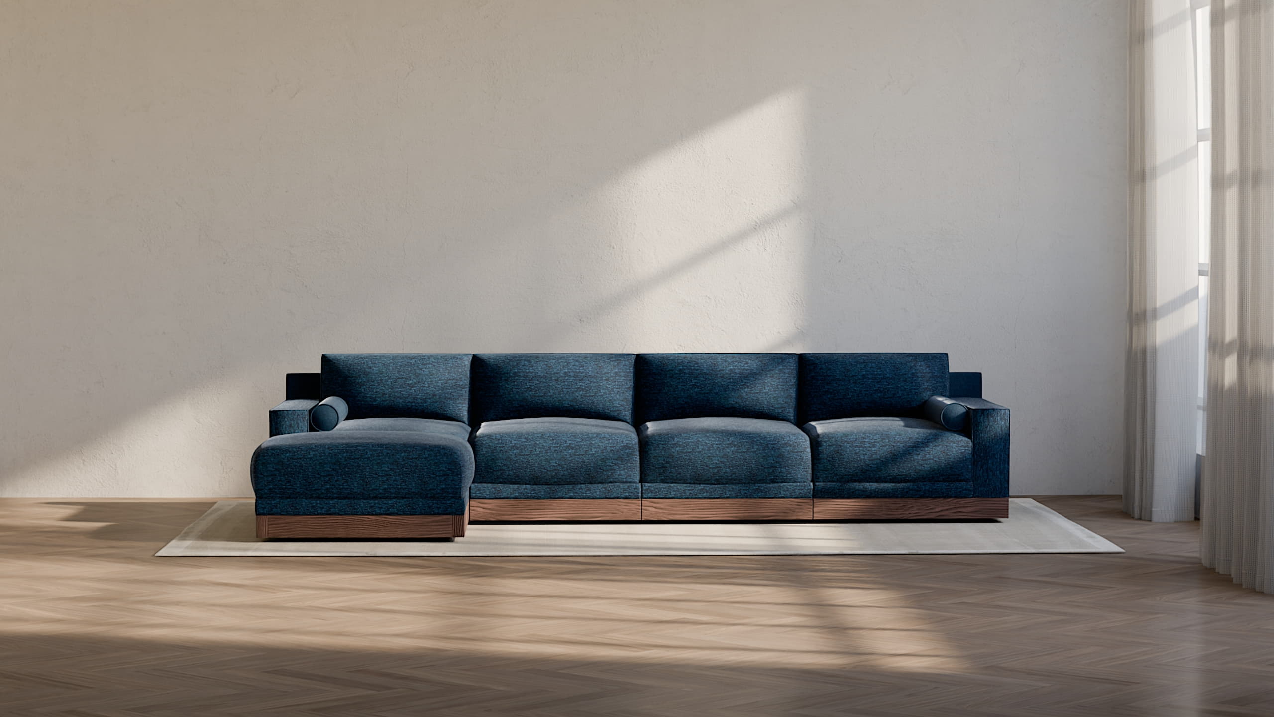 Skye Modular 2 Seater Sofa no legs 3