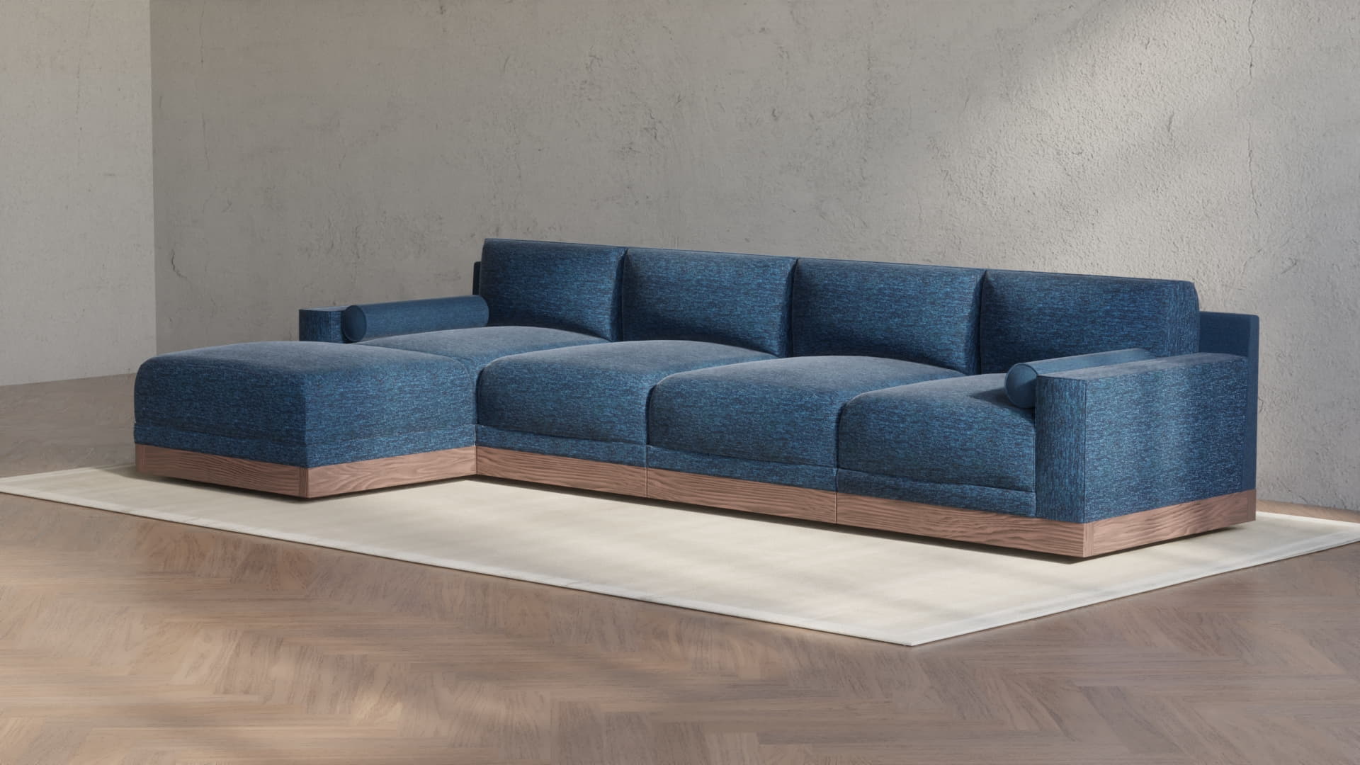 Skye Modular 2 Seater Sofa no legs 4