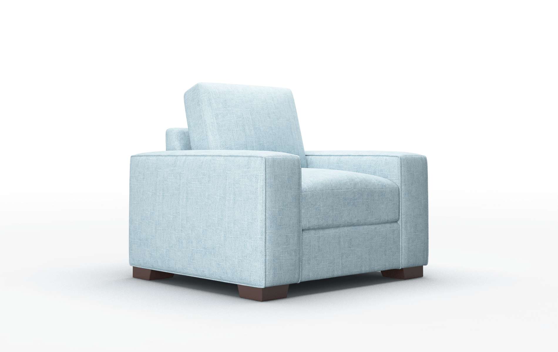 Monaco Atlas Turquoise Chair espresso legs 2