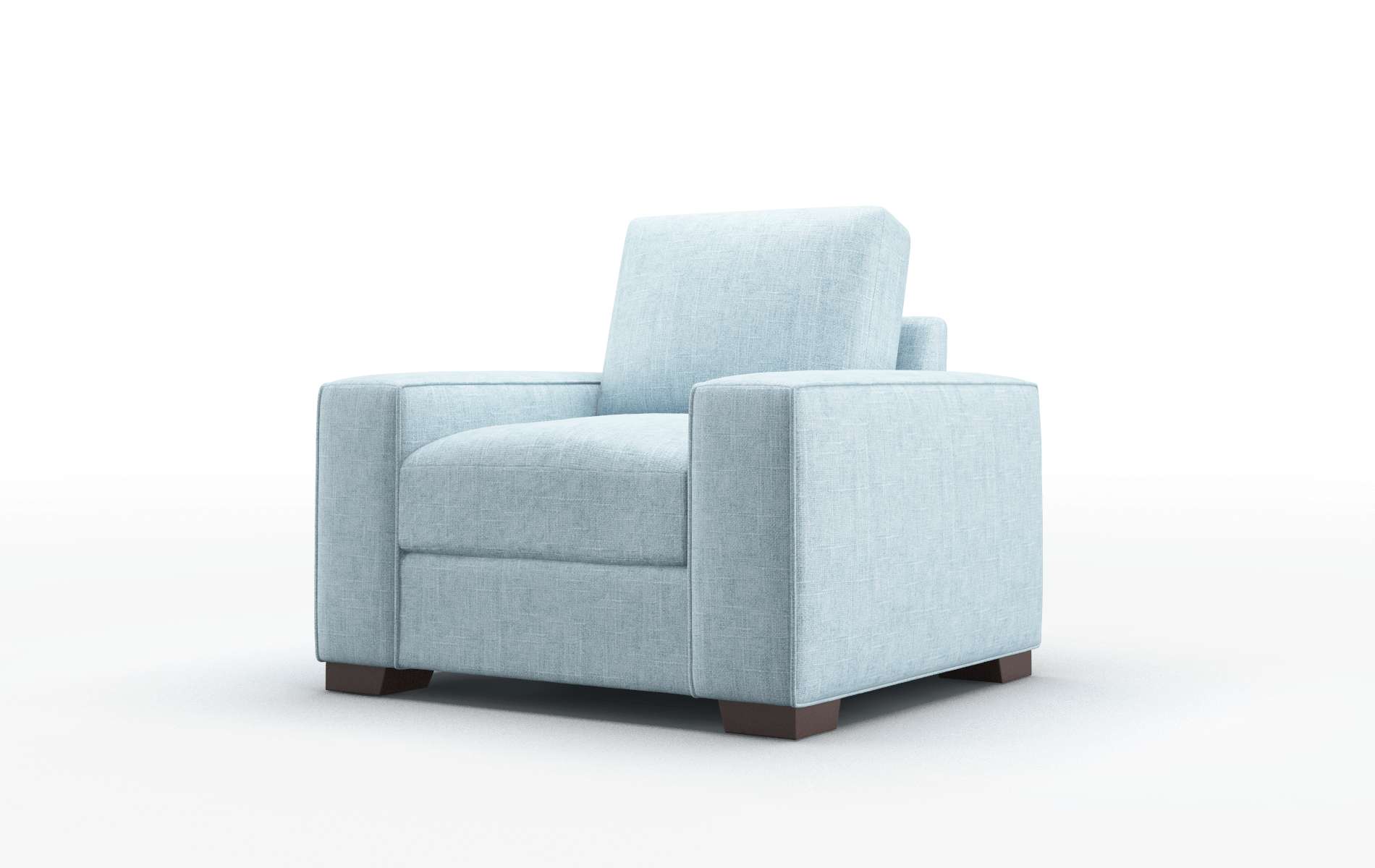 Monaco Atlas Turquoise Chair espresso legs 4