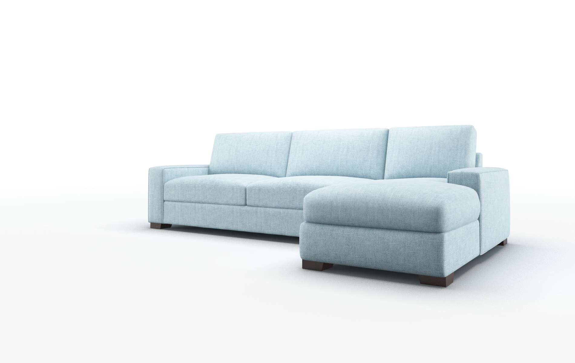 Monaco Atlas Turquoise Panel espresso legs 4