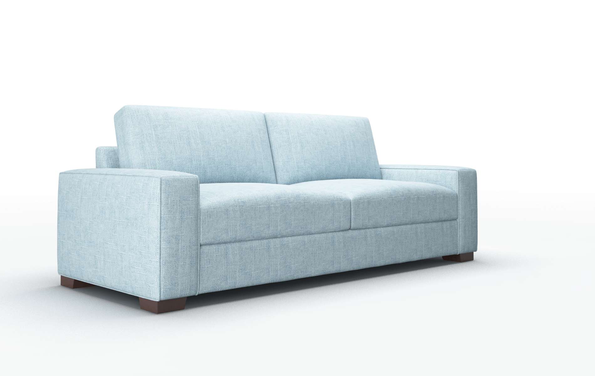 Monaco Atlas Turquoise Sofa espresso legs 2