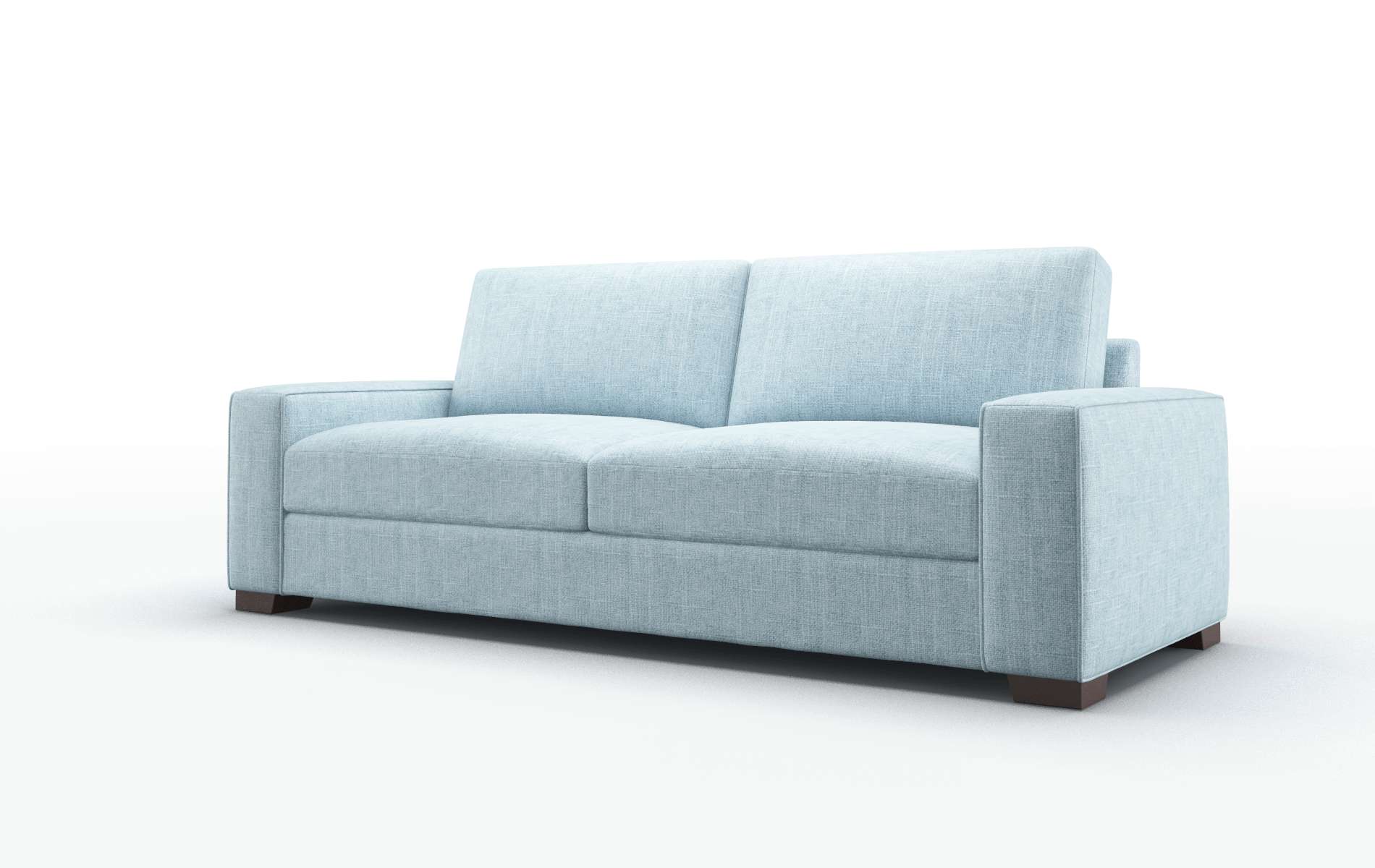 Monaco Atlas Turquoise Sofa espresso legs 4