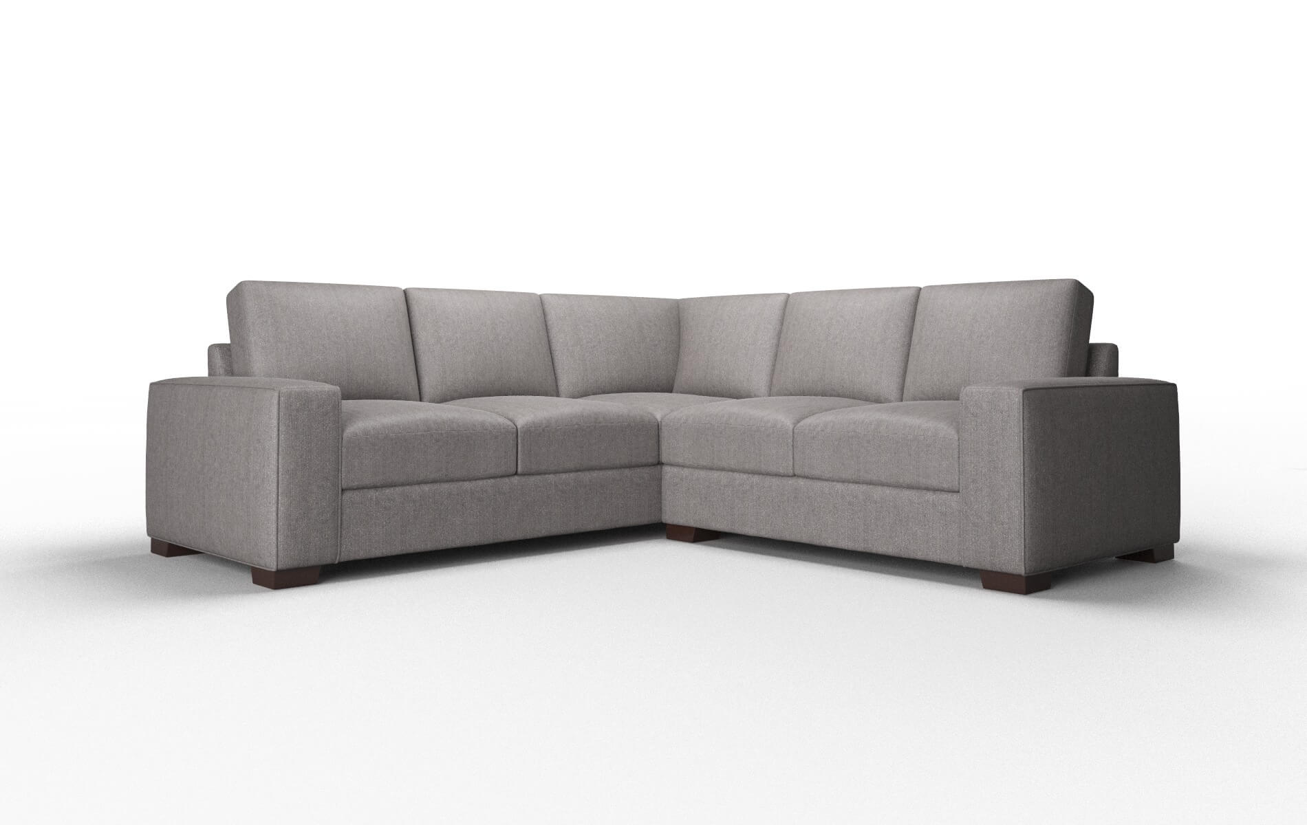 Monaco Atlas_plz Silver Sectional espresso legs 1