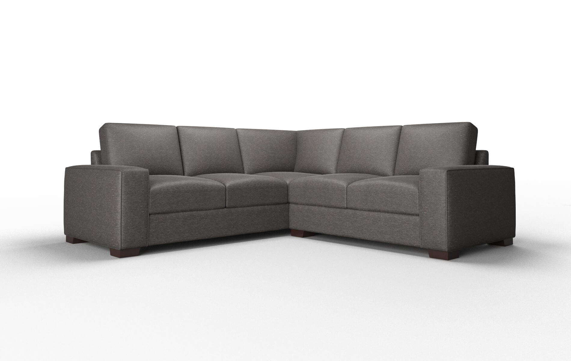 Monaco Avenger denim Sectional Espresso Legs  1