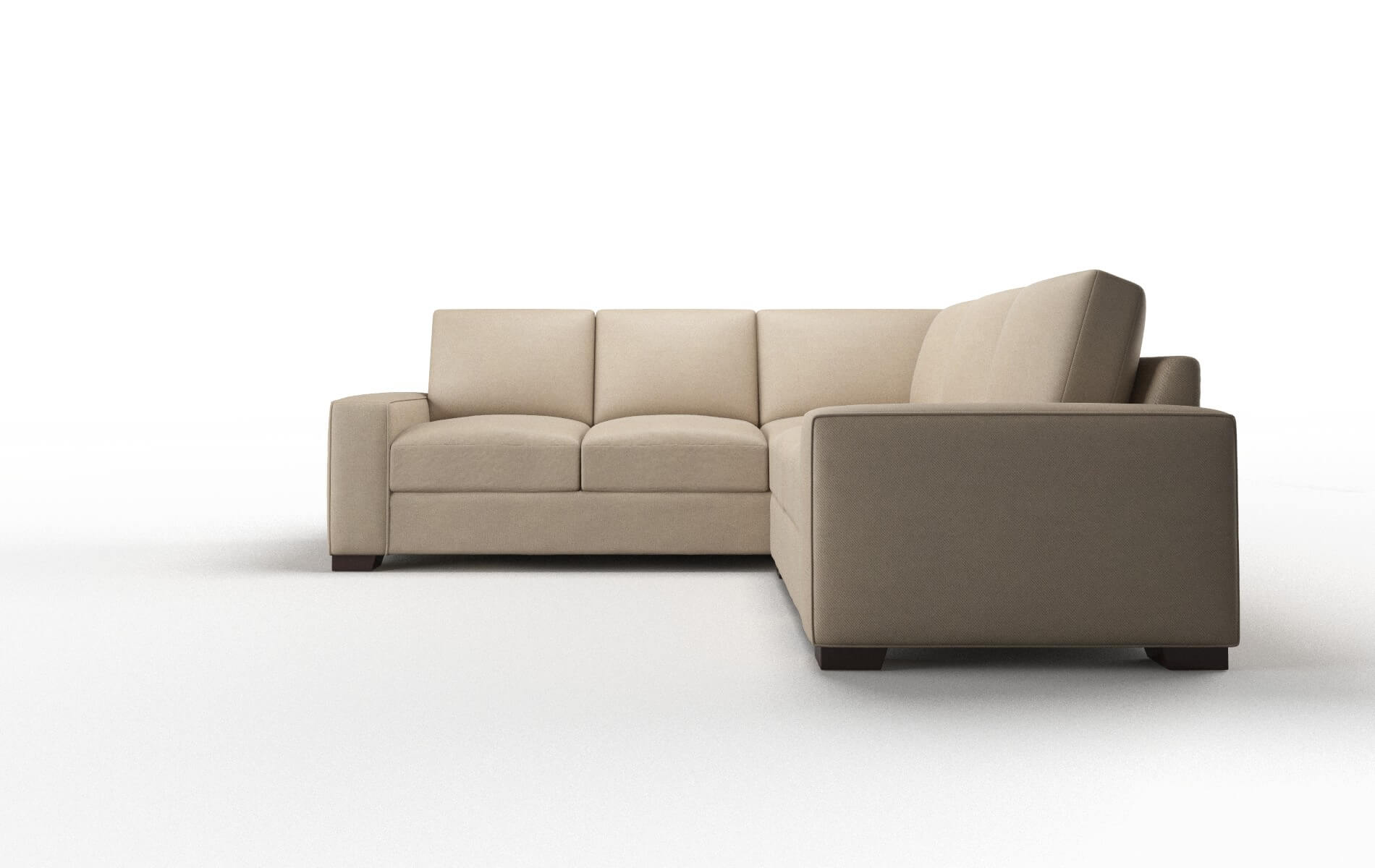 Monaco Avenger Driftwood Sectional espresso legs 5