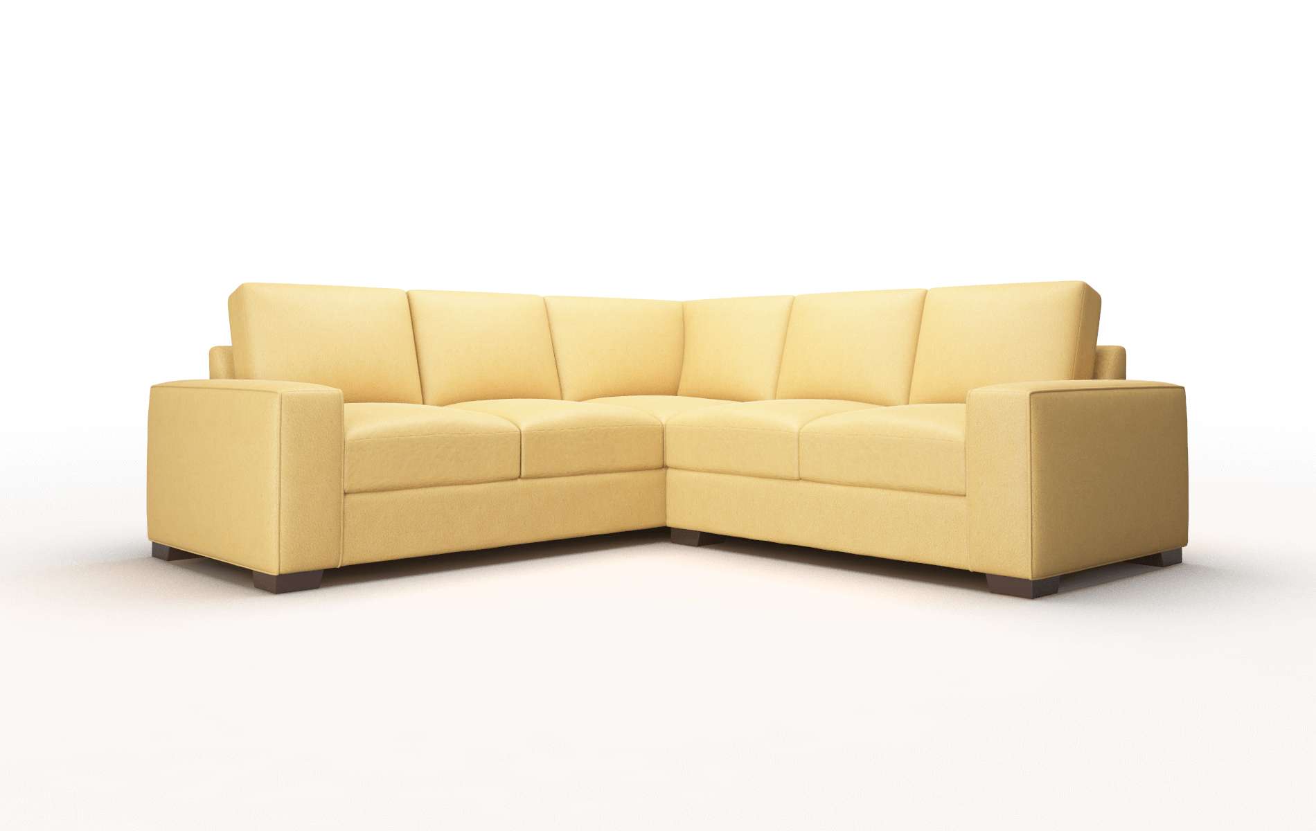 Monaco Bella Amber Sectional espresso legs 1