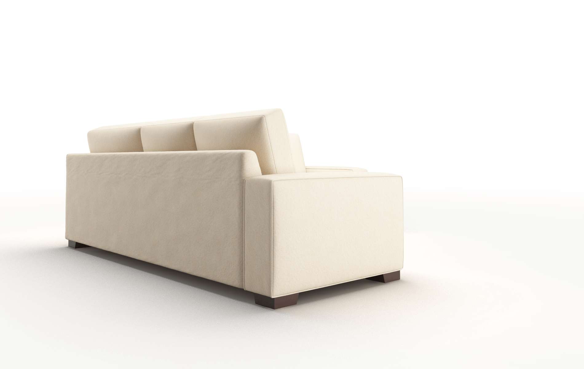 Monaco Bella Buckwheat Sectional espresso legs 3