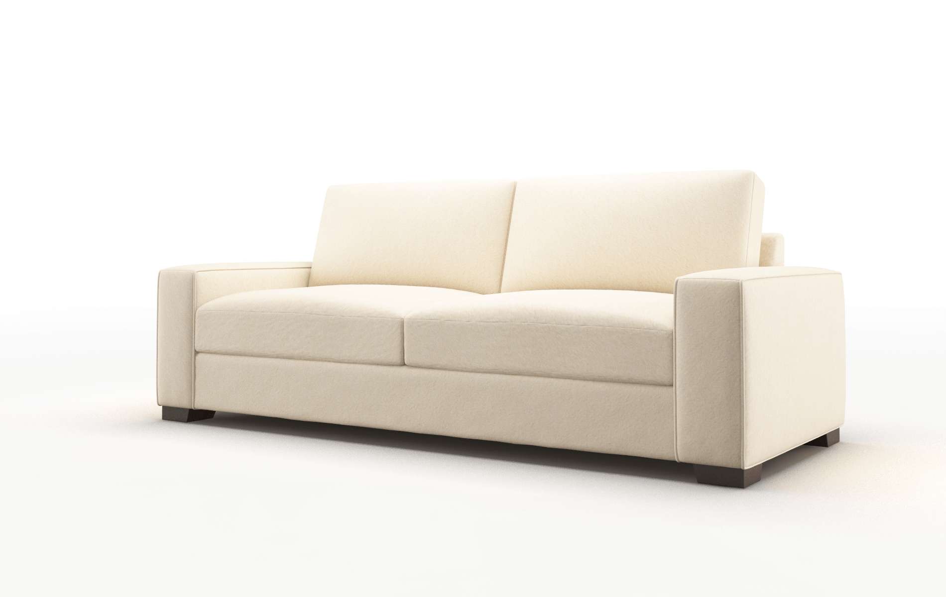 Monaco Bella Buckwheat Sofa espresso legs 4