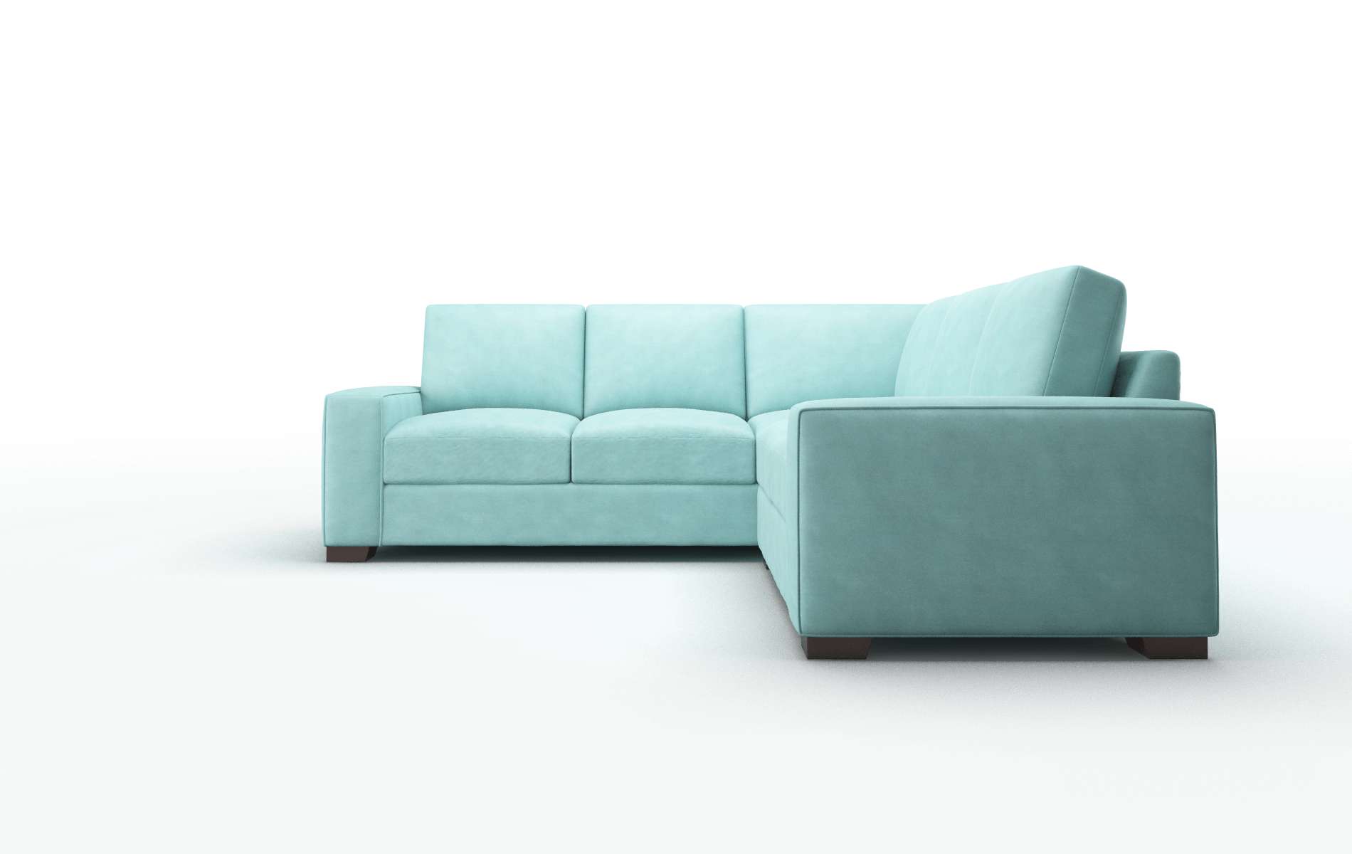 Monaco Bella Caribbean Sectional espresso legs 5