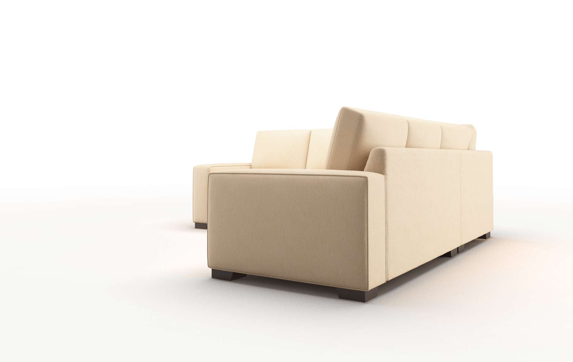 Monaco Bella Coffee Sectional espresso legs 4