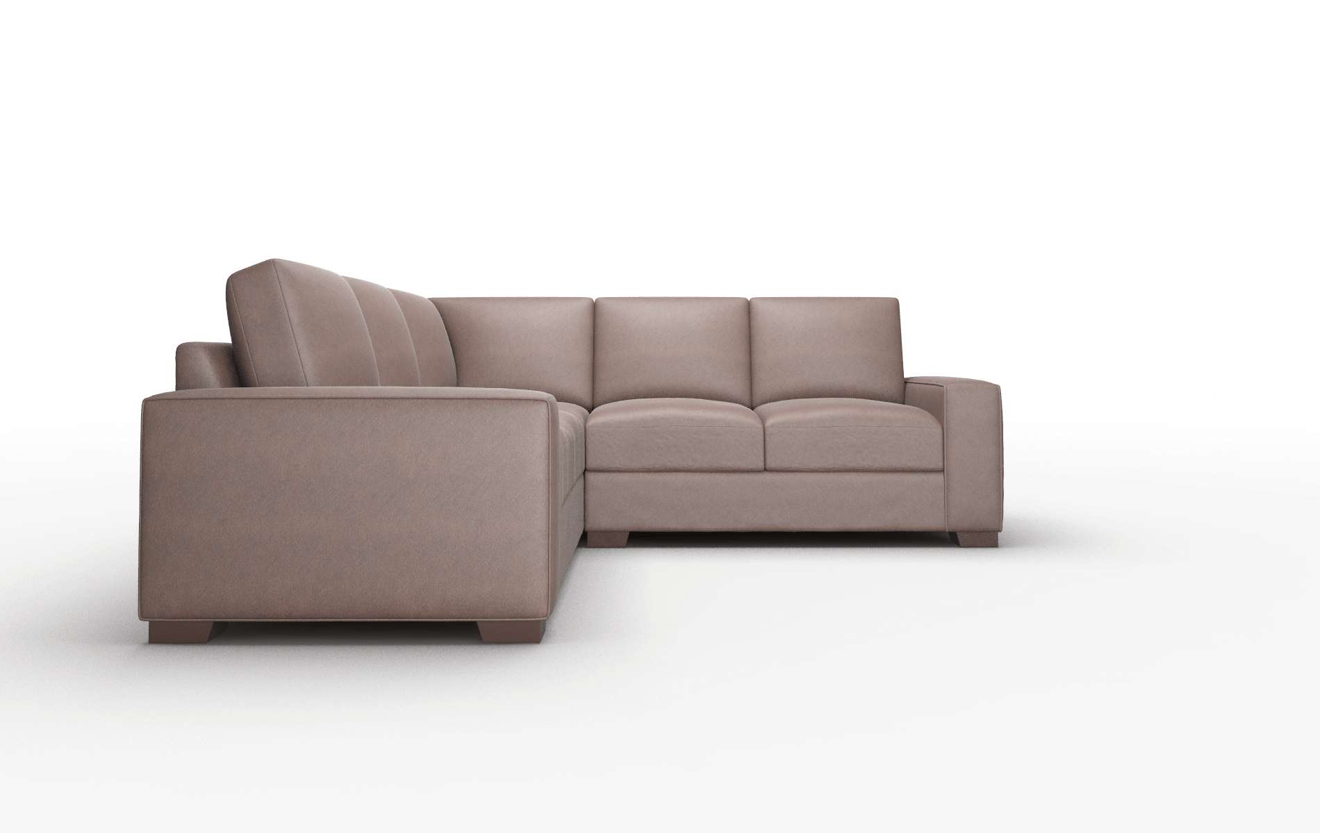 Monaco Bella Espresso Sectional espresso legs 2