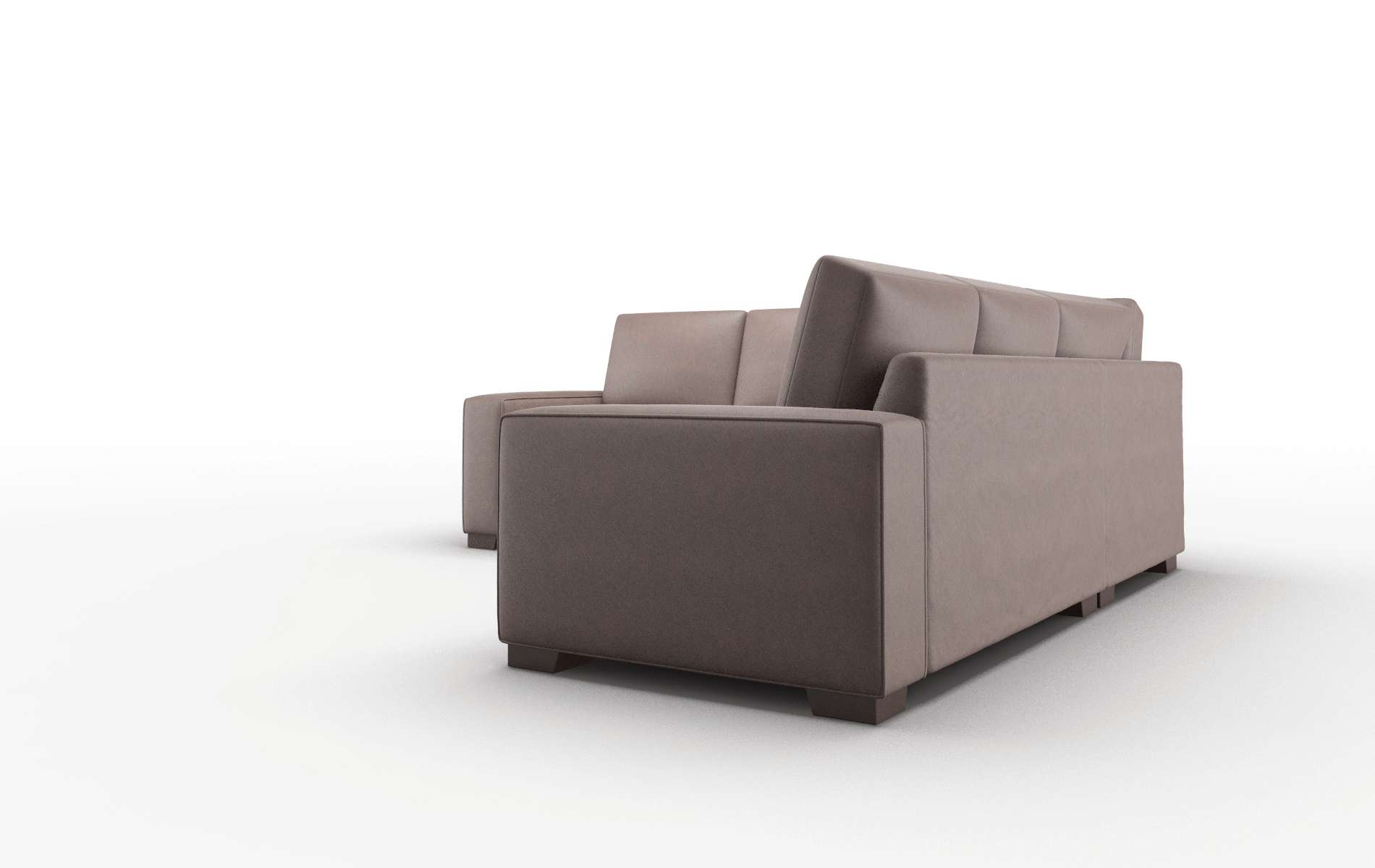 Monaco Bella Espresso Sectional espresso legs 4