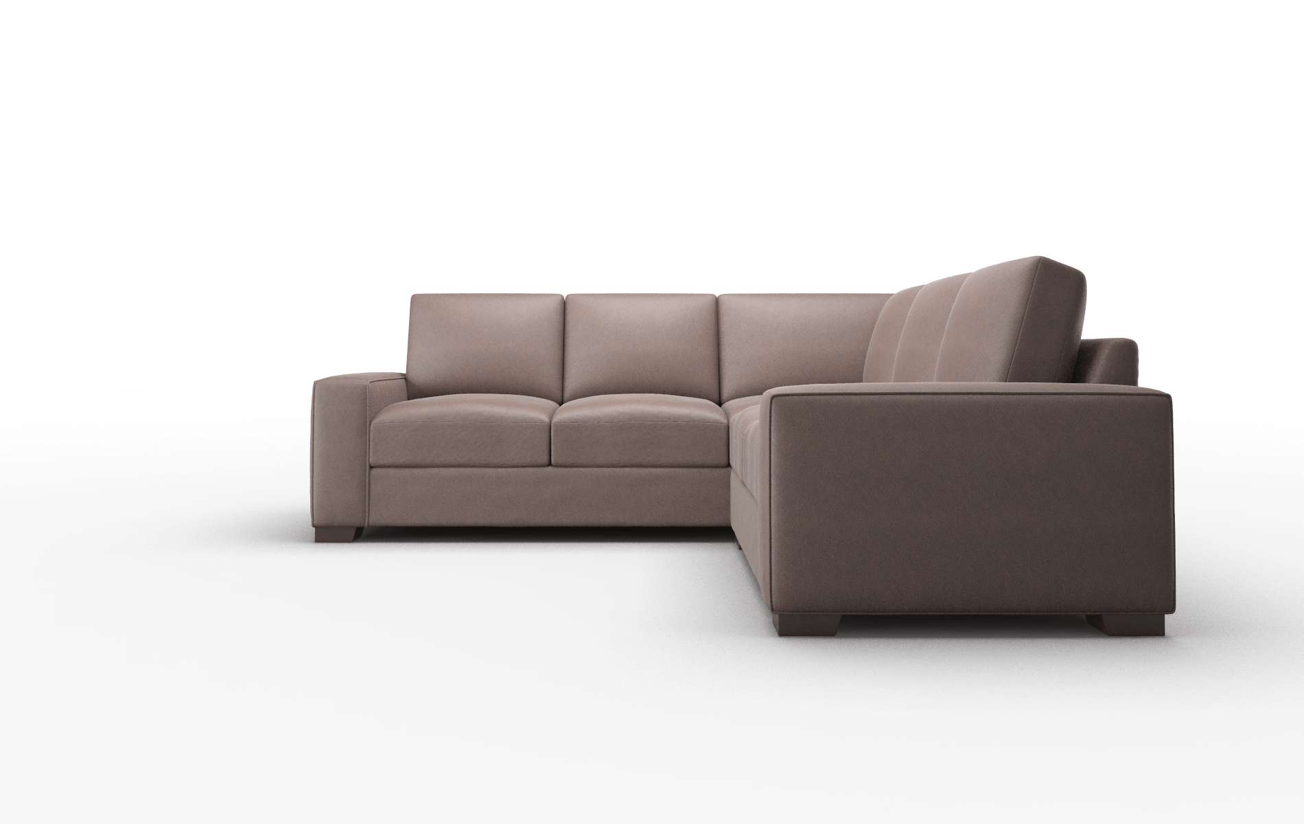 Monaco Bella Espresso Sectional espresso legs 5