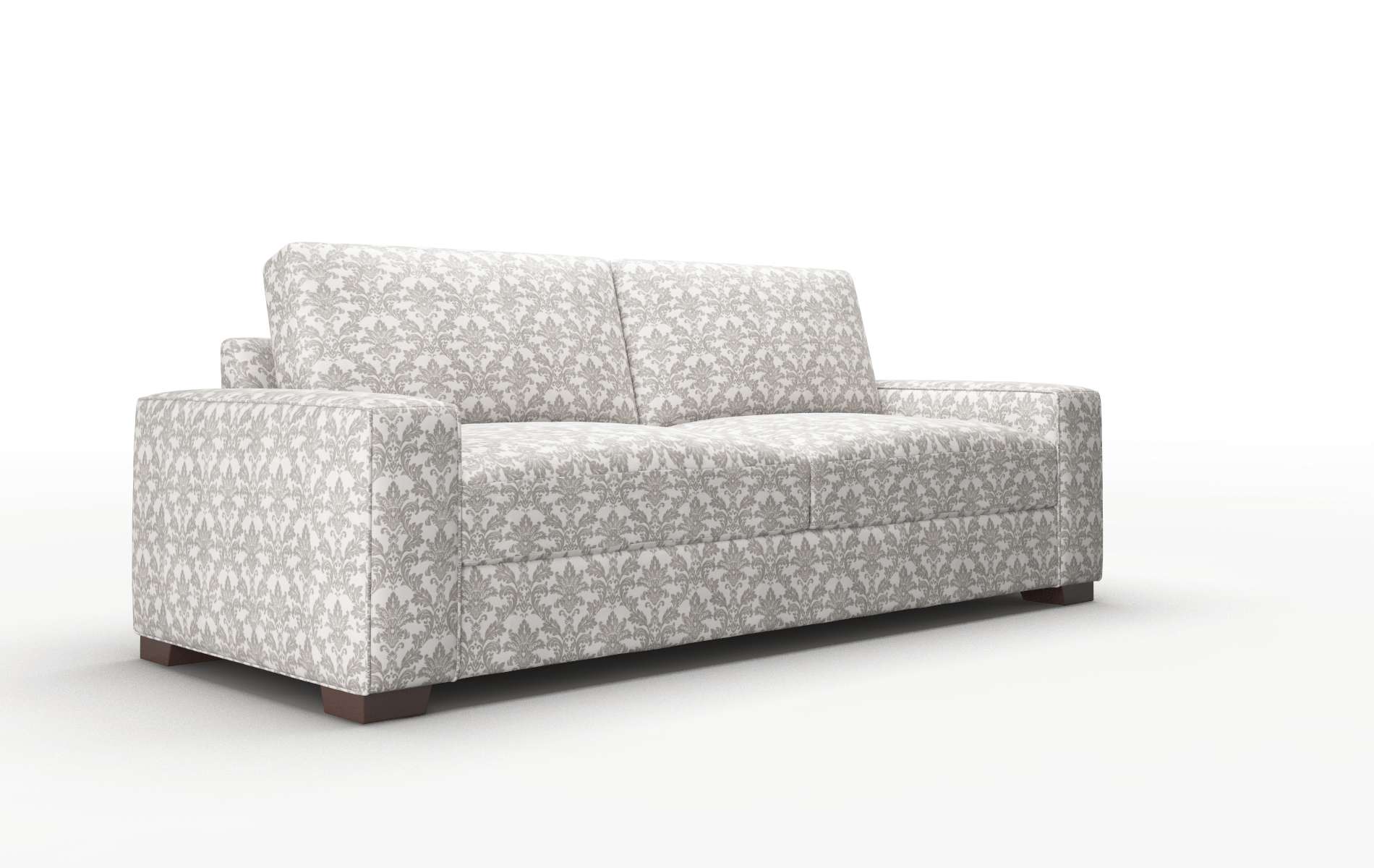 Monaco Bergamo Dove Sofa espresso legs 2