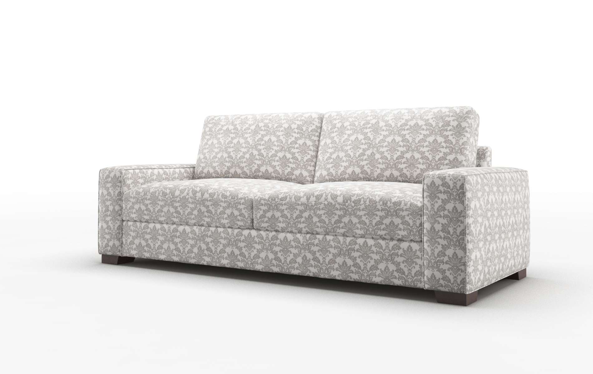 Monaco Bergamo Dove Sofa espresso legs 4