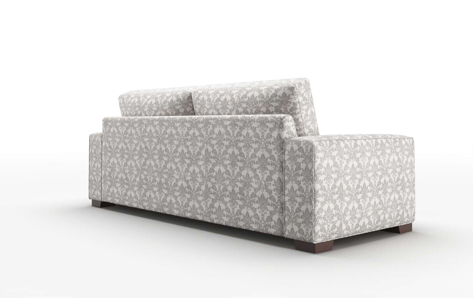 Monaco Bergamo Dove Sofa espresso legs 5