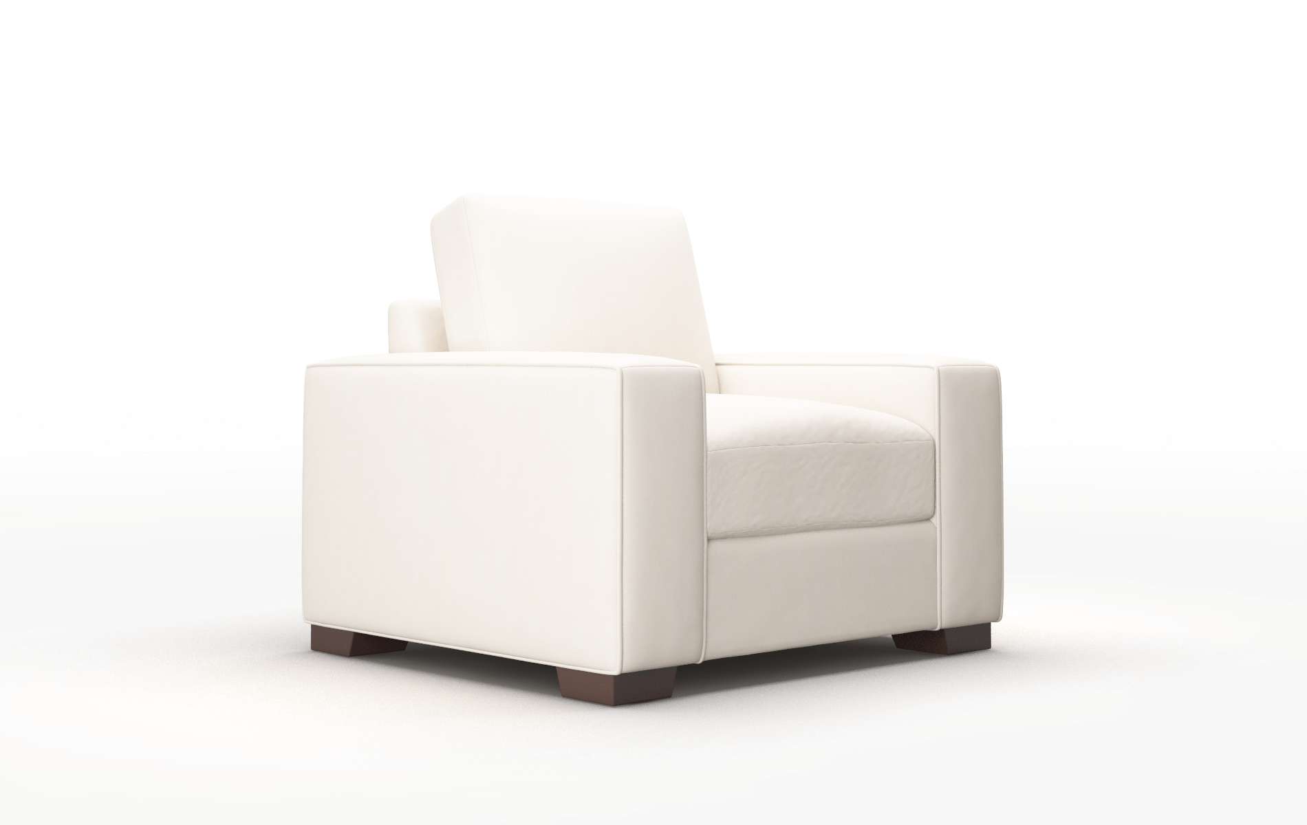 Monaco Blanche Milky Chair espresso legs 2
