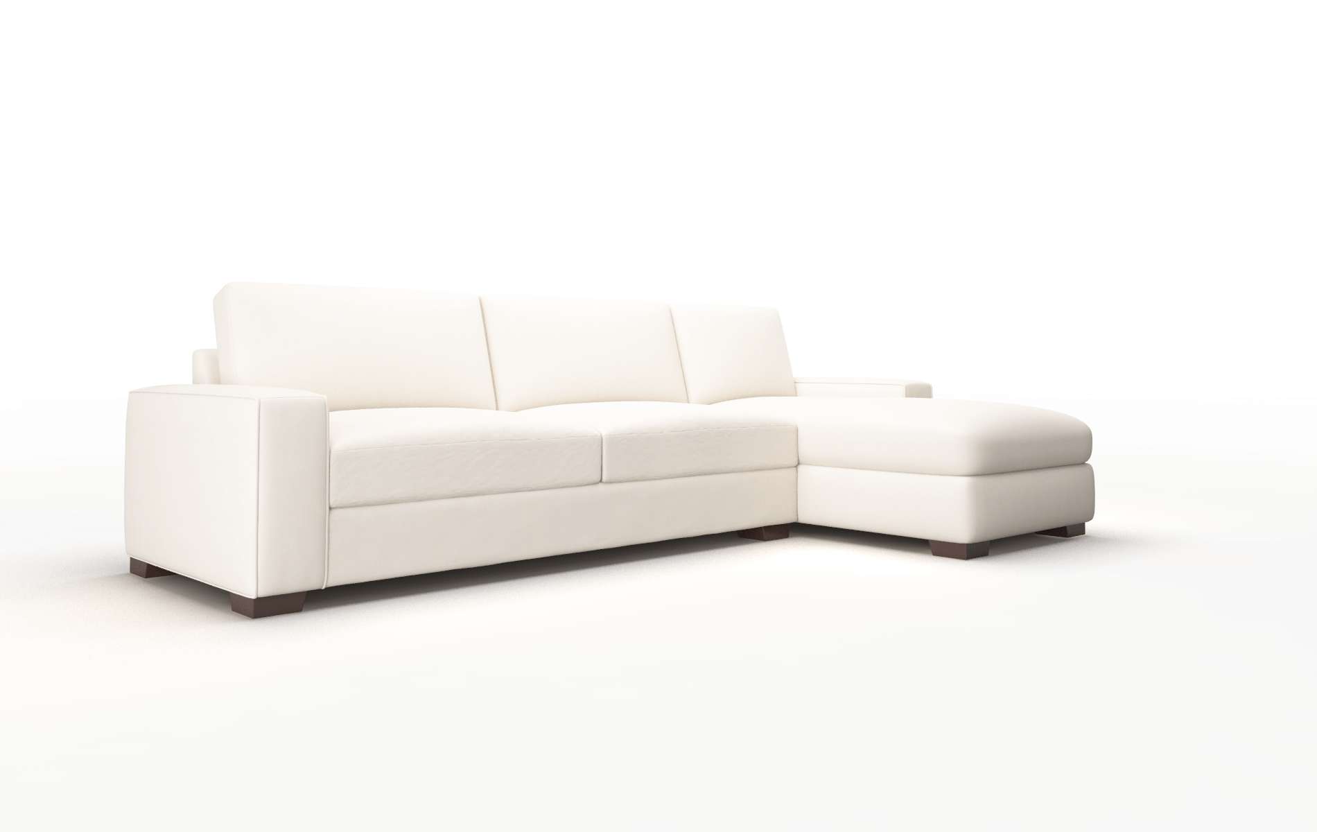 Monaco Blanche Milky Panel espresso legs 2