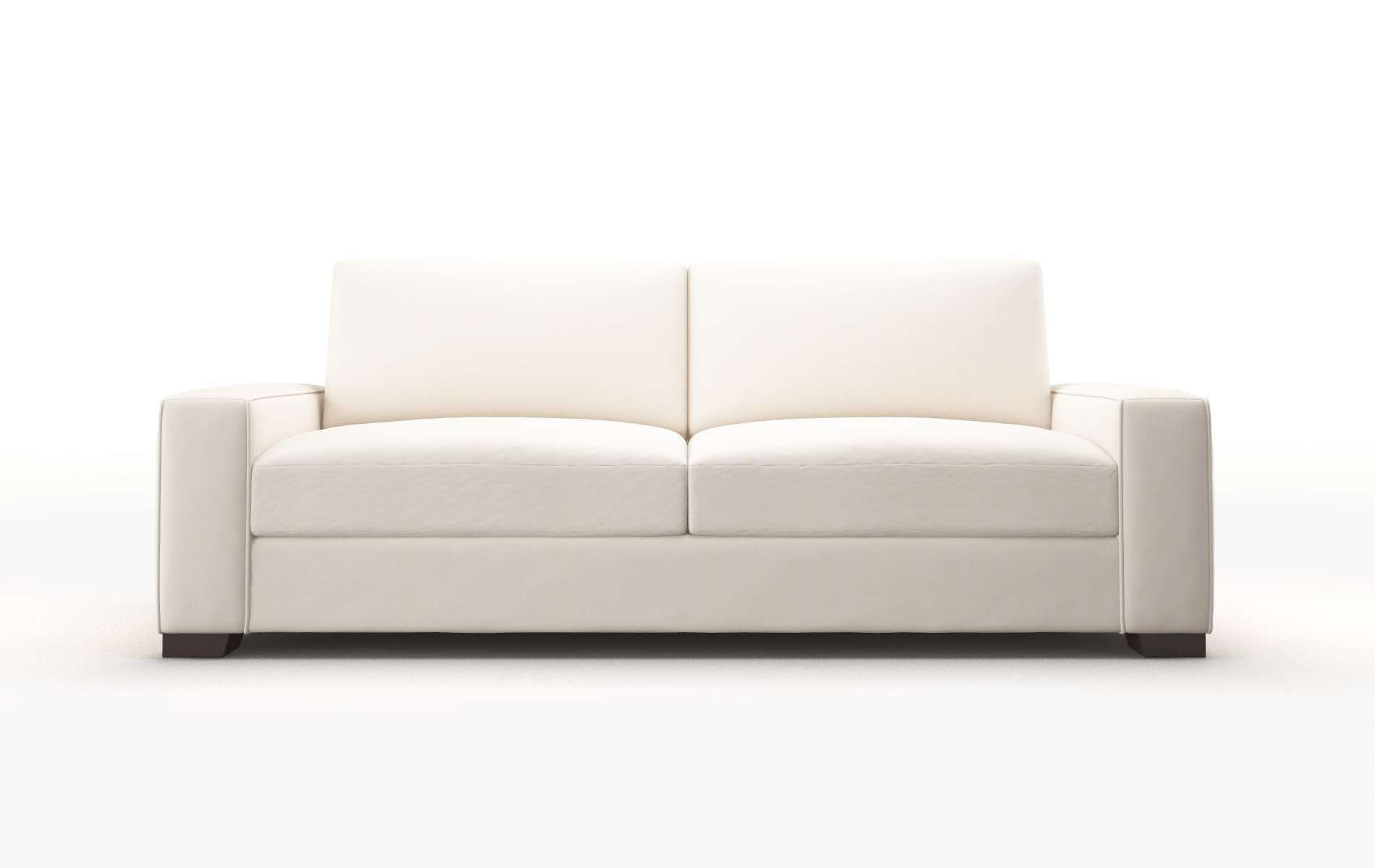 Monaco Blanche Milky Sofa espresso legs 1
