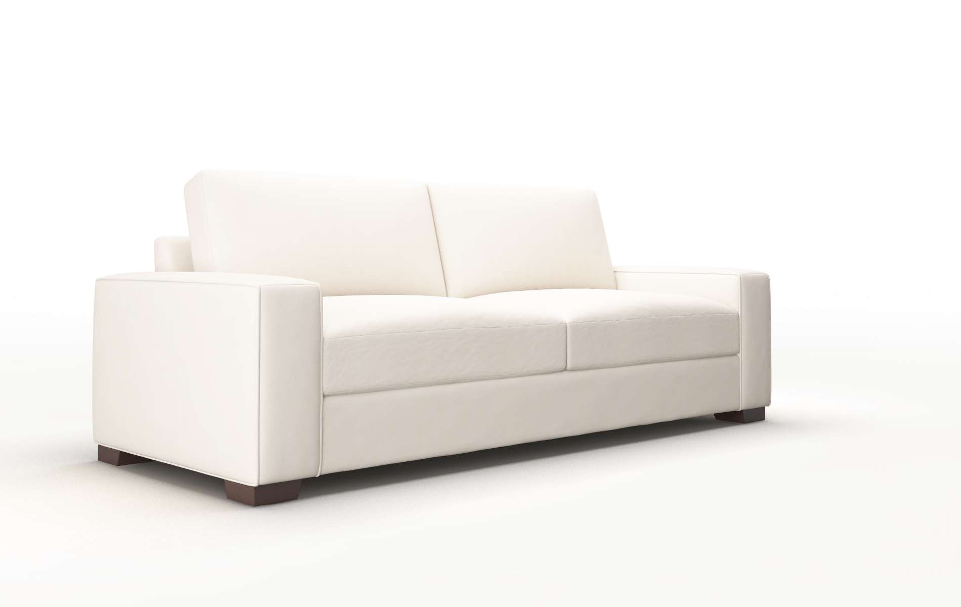 Monaco Blanche Milky Sofa espresso legs 2