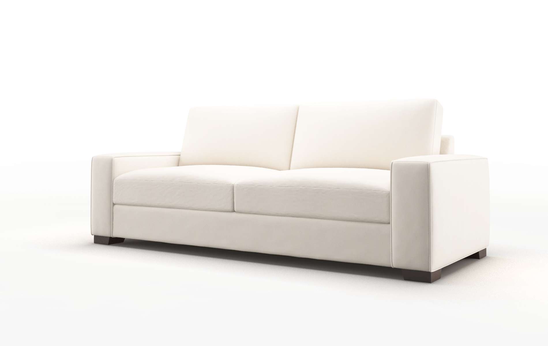 Monaco Blanche Milky Sofa espresso legs 4