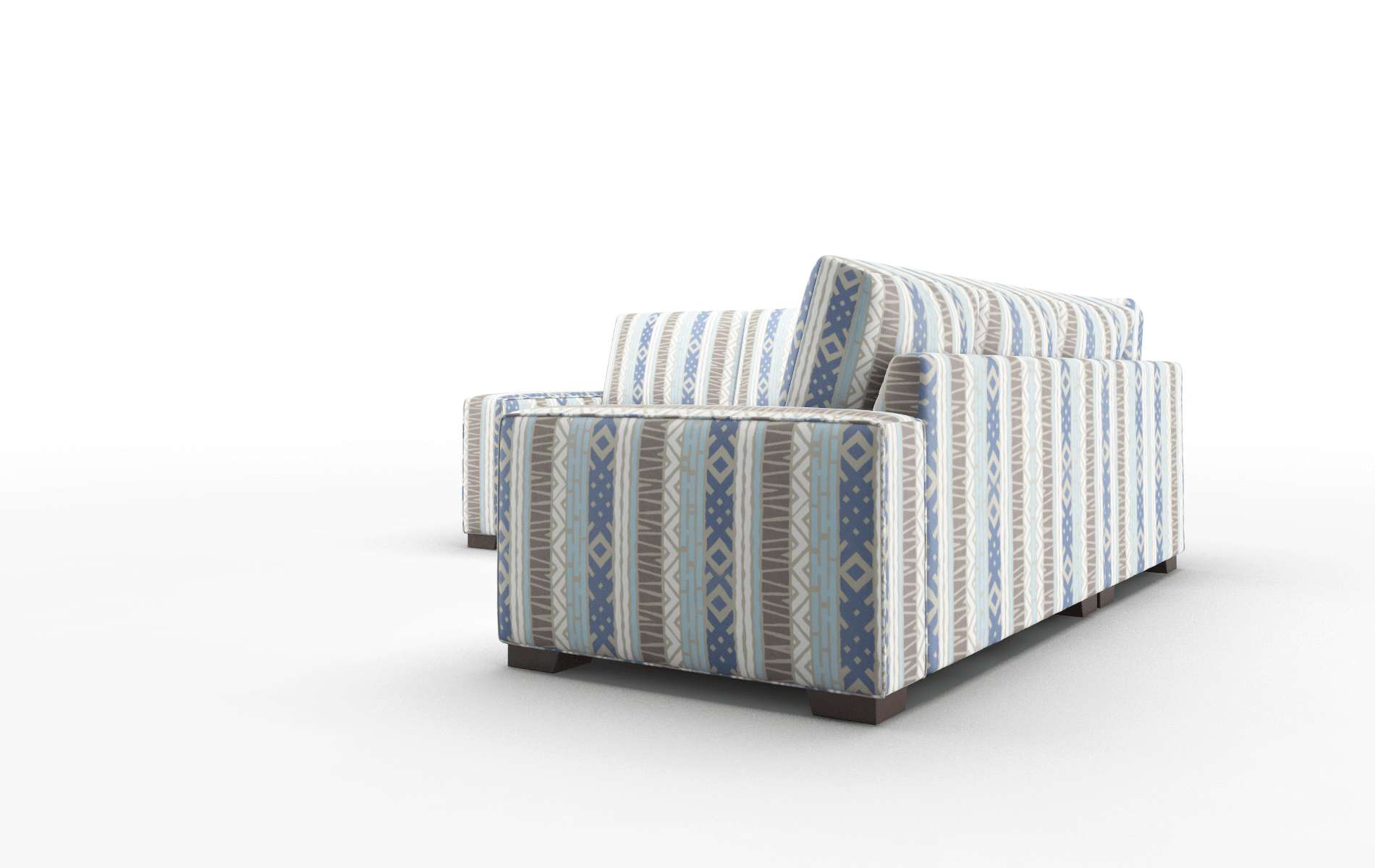 Monaco Bodhi Indigo Sectional espresso legs 4