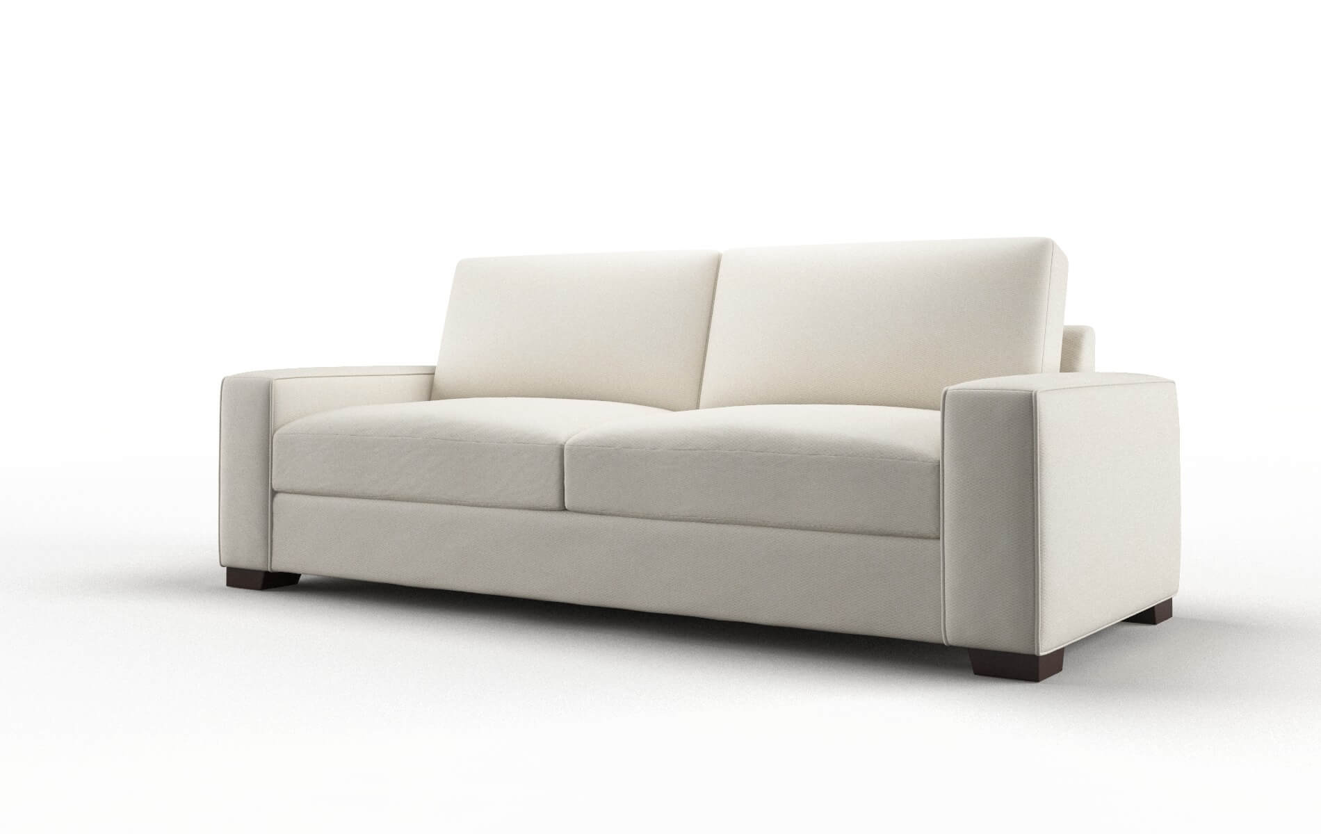 Monaco Bungalow Ivory Sofa espresso legs 4