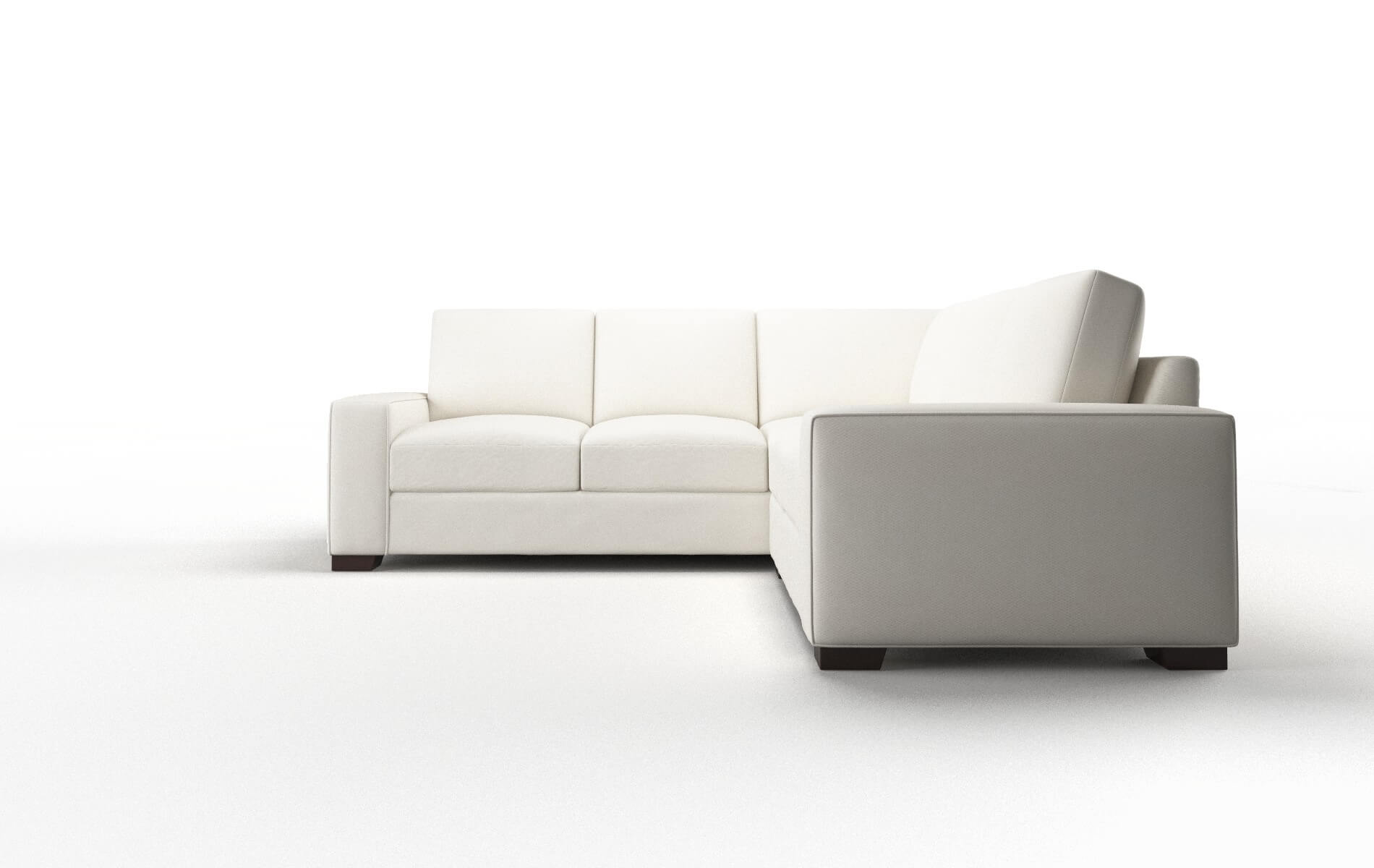 Monaco Chance Bone Sectional espresso legs 5