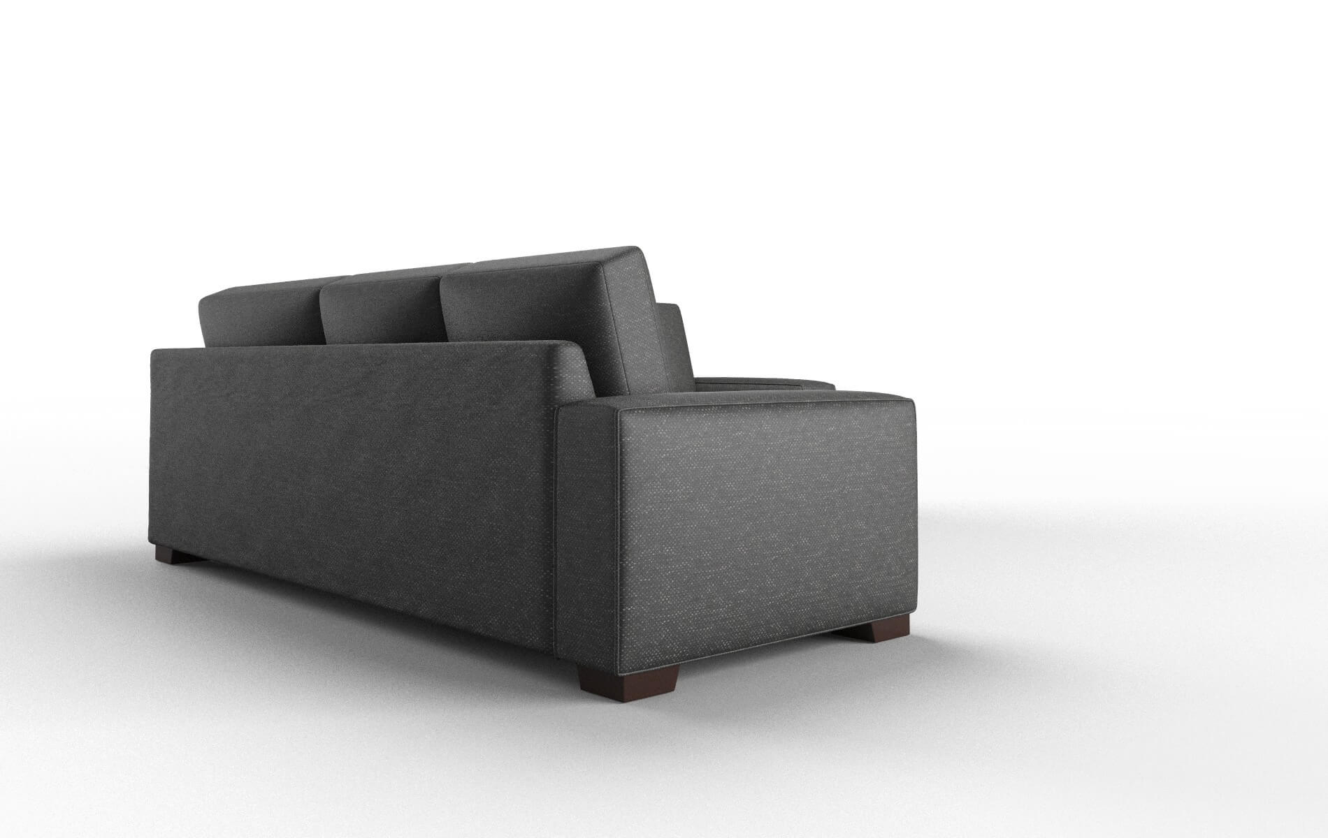 Monaco Chance Denim Sectional espresso legs 3