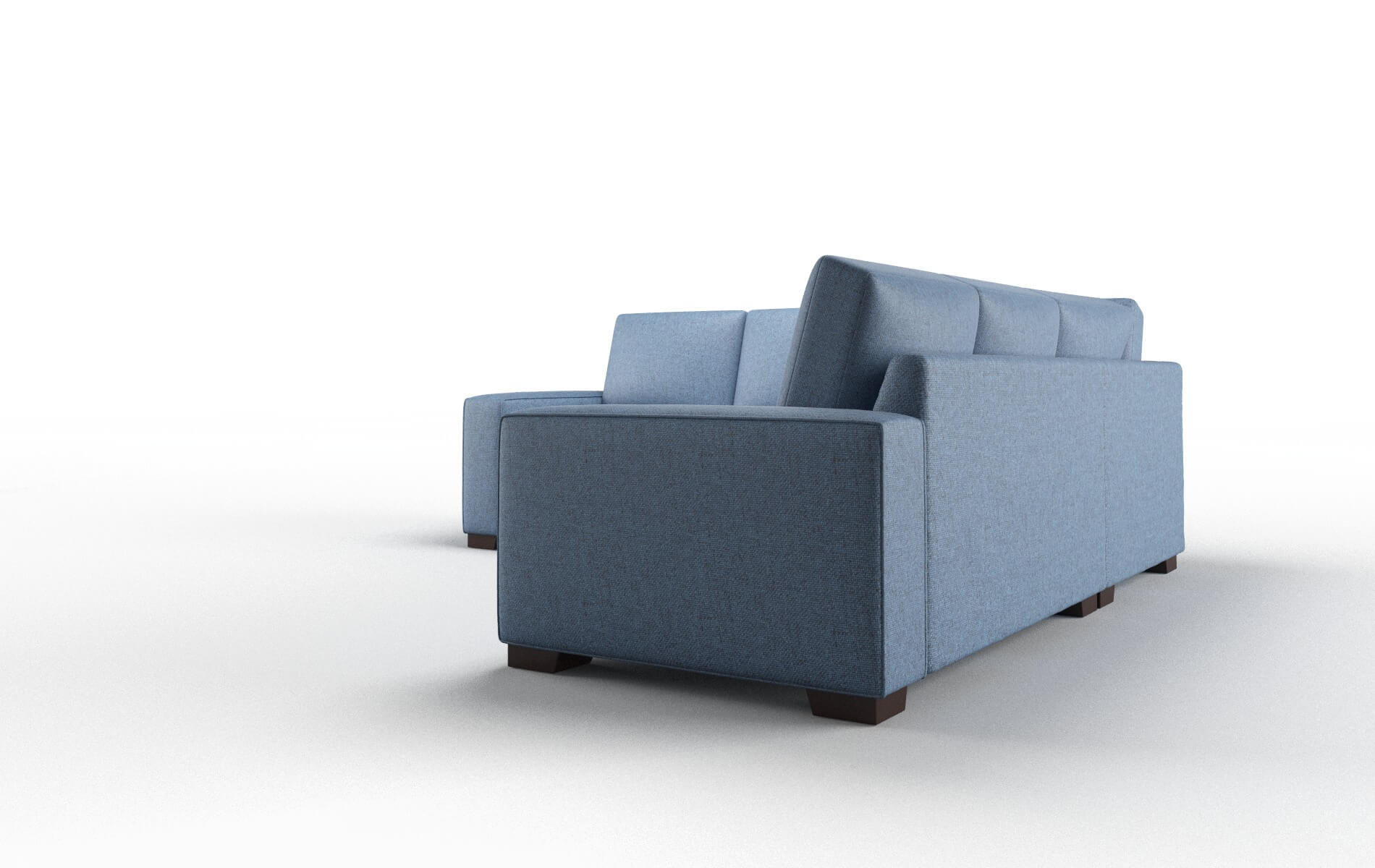 Monaco Clyde Deep_ocean Sectional espresso legs 4
