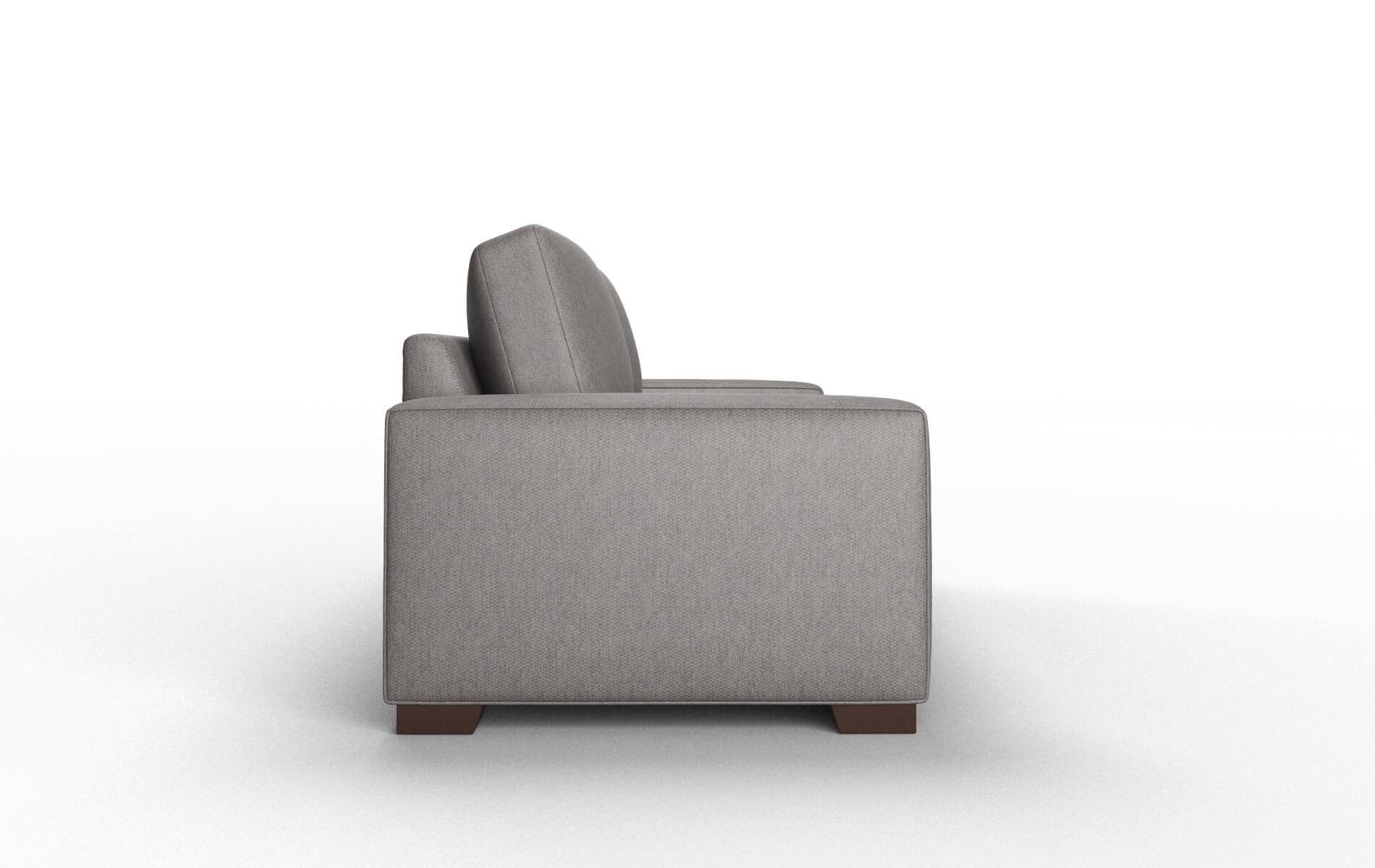 Monaco Cosmo Charcoal Sofa espresso legs 3