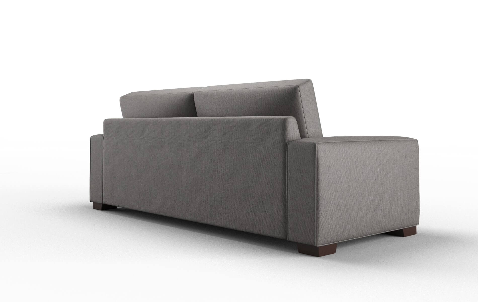 Monaco Cosmo Charcoal Sofa espresso legs 5