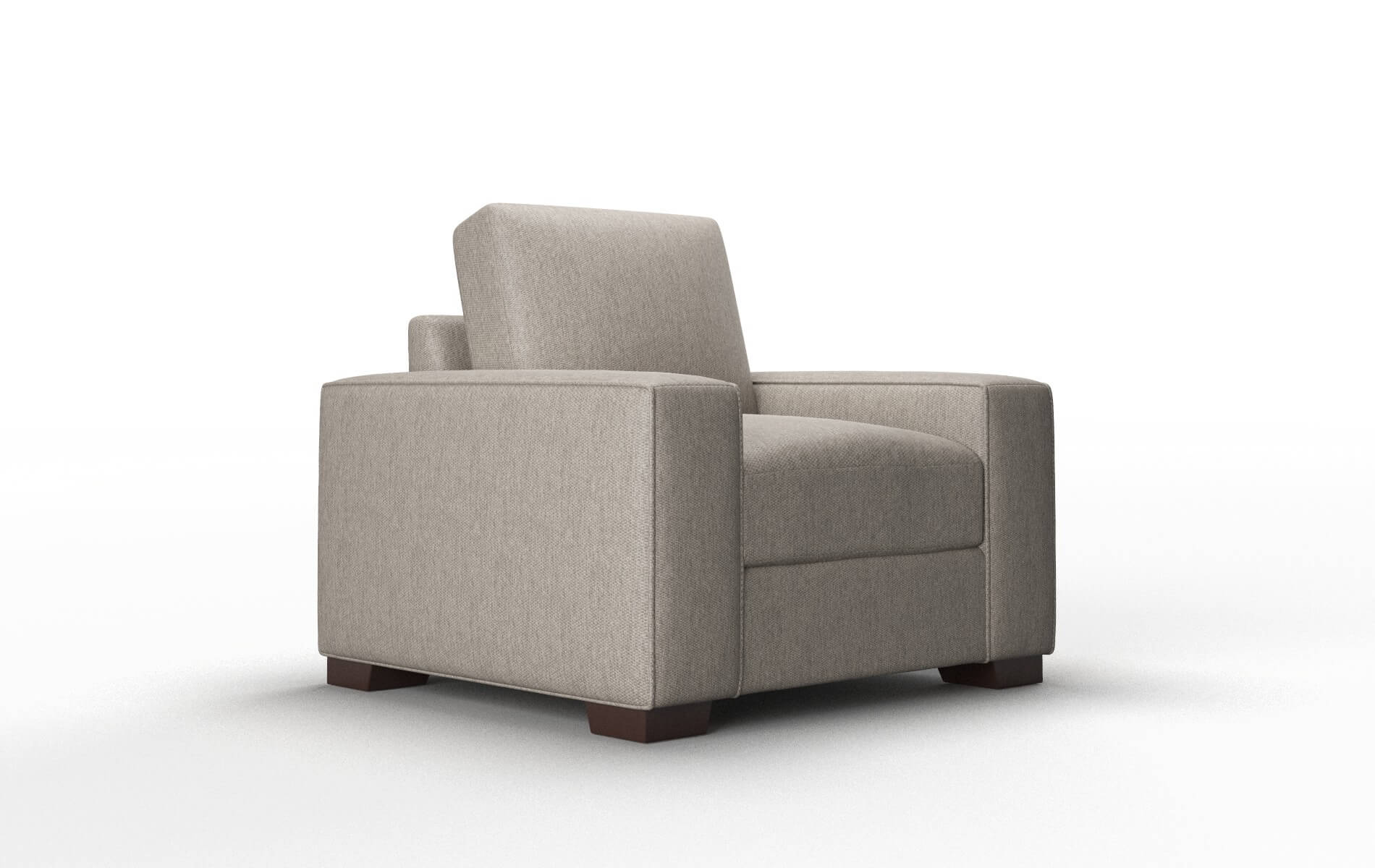 Monaco Cosmo Taupe Chair espresso legs 2