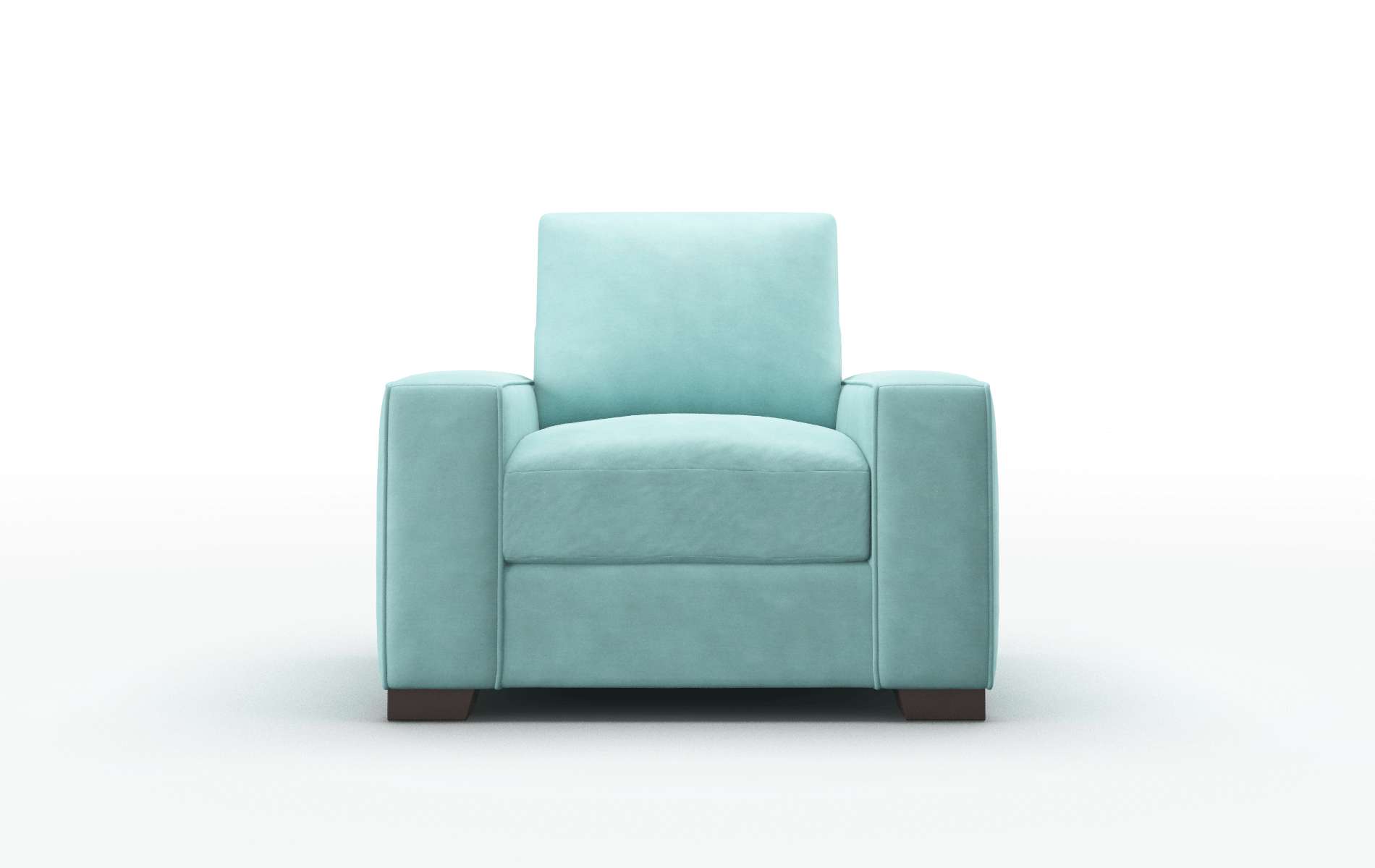 Monaco Curious Turquoise Chair espresso legs 1