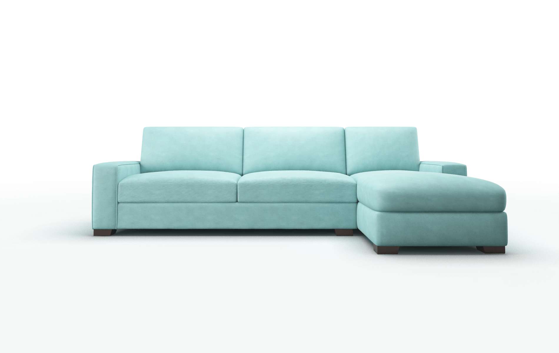 Monaco Curious turquoise Panel Espresso Legs  1
