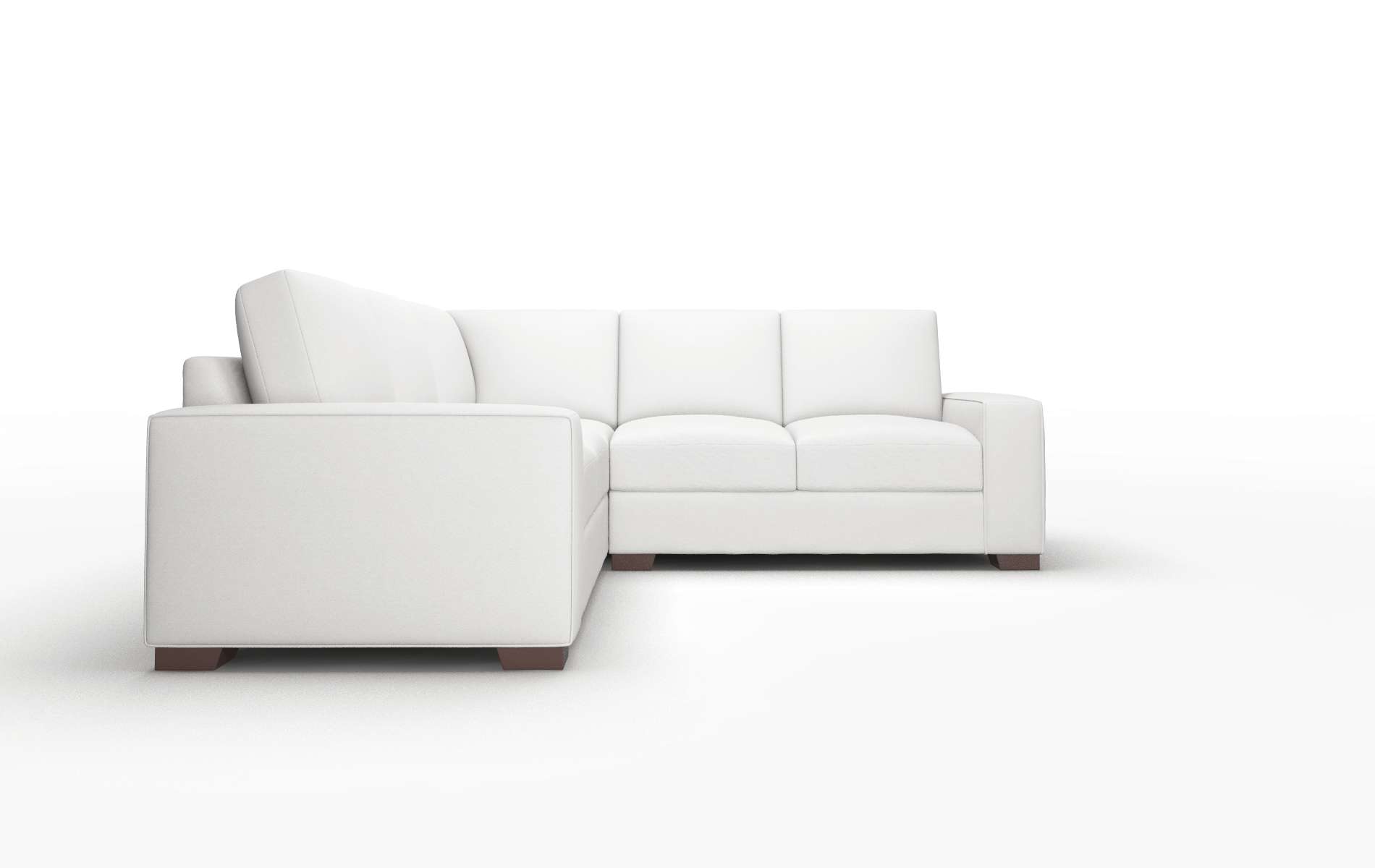 Monaco Dawson Platinum Sectional espresso legs 2