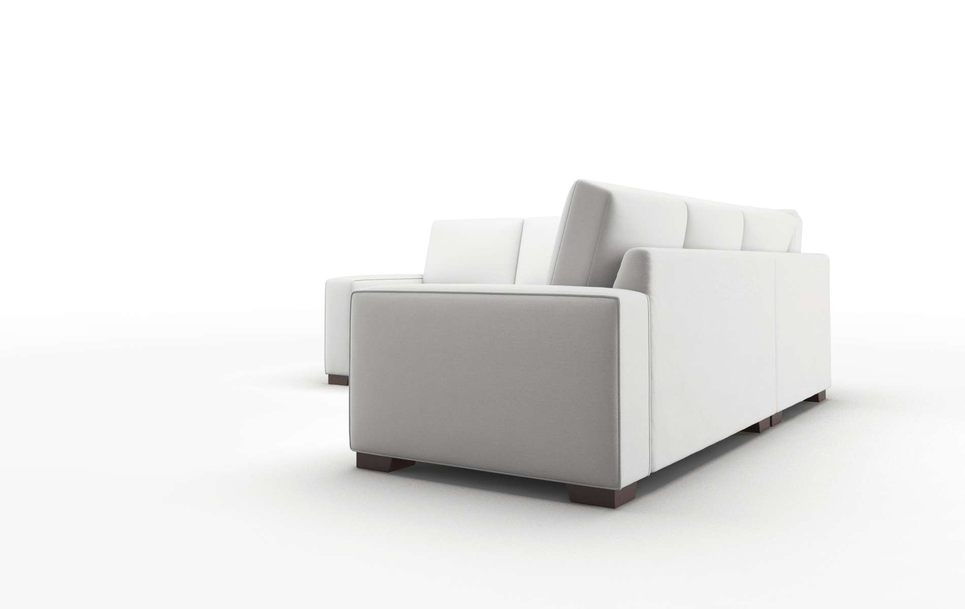 Monaco Dawson Platinum Sectional espresso legs 4