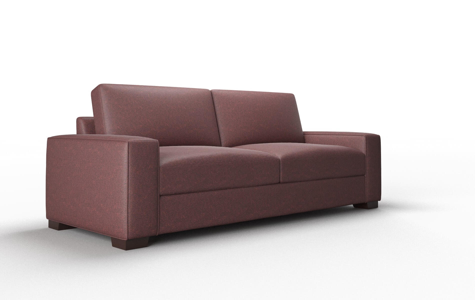 Monaco Derby Berry Sofa espresso legs 2