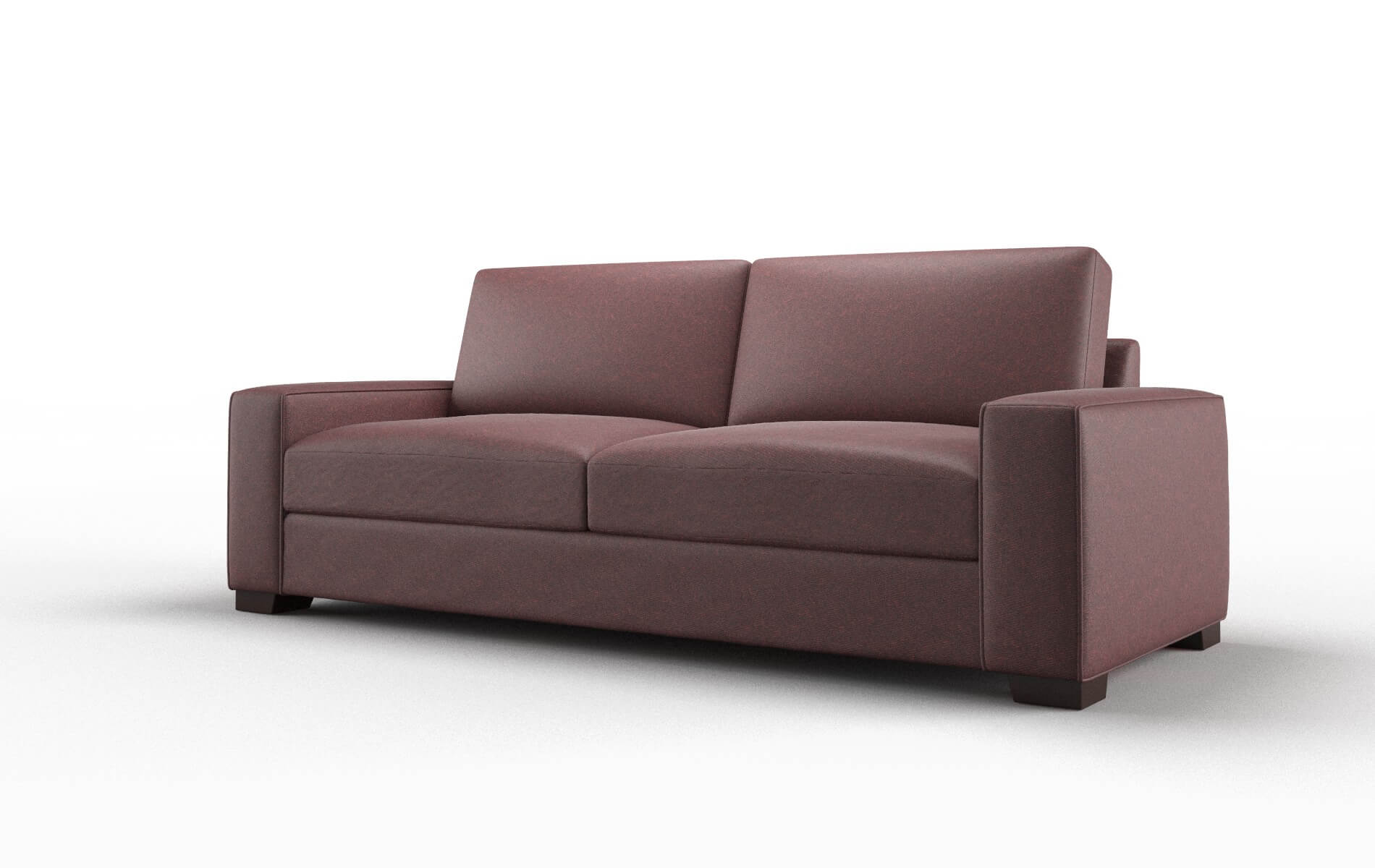 Monaco Derby Berry Sofa espresso legs 4