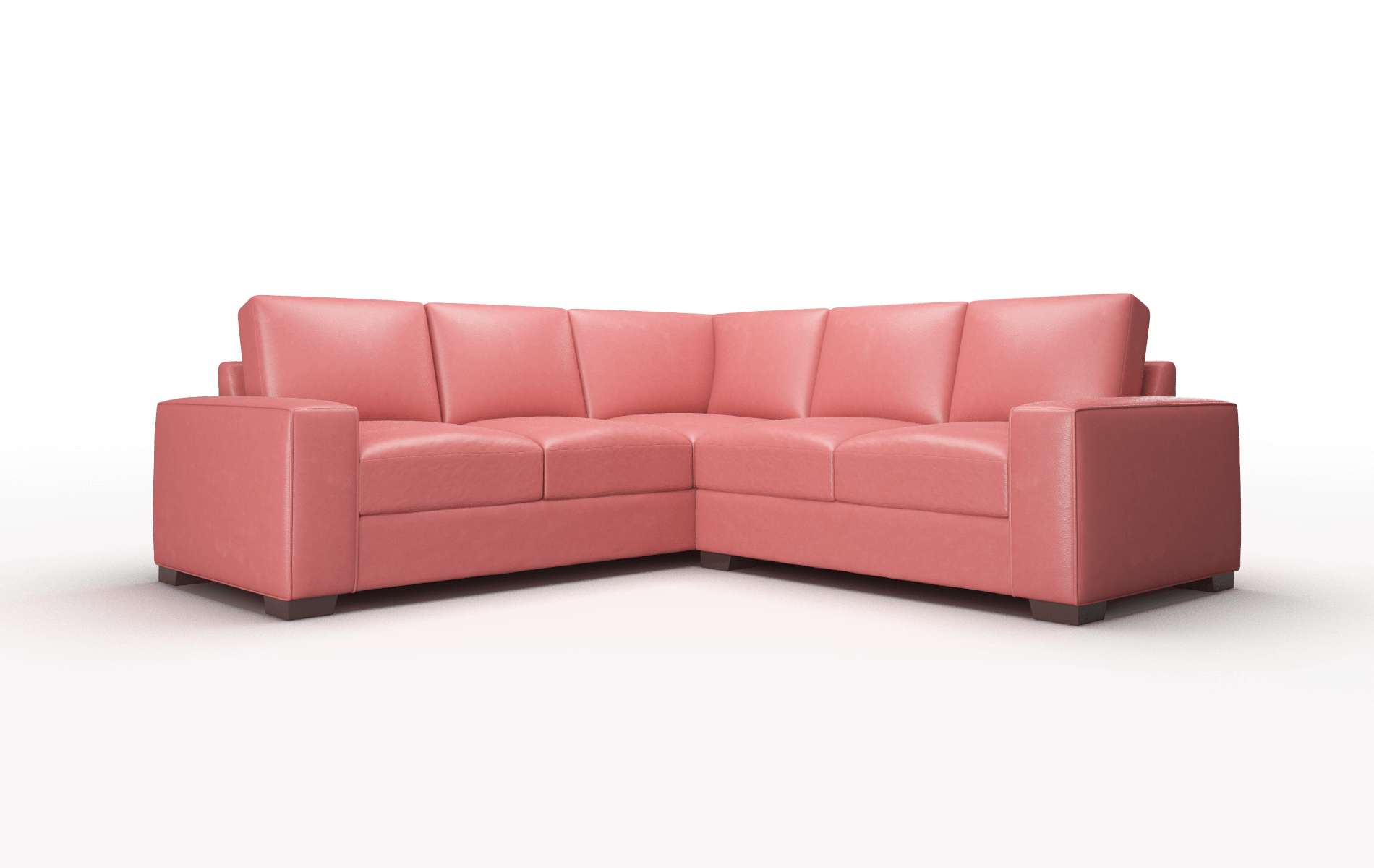 Monaco Dillion Cordovan Sectional espresso legs 1