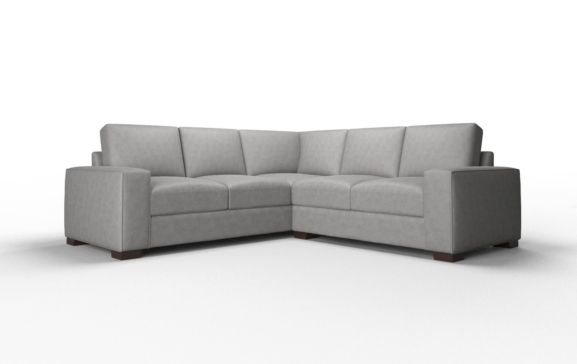 Monaco Dream_d Charcoal Sectional espresso legs 1